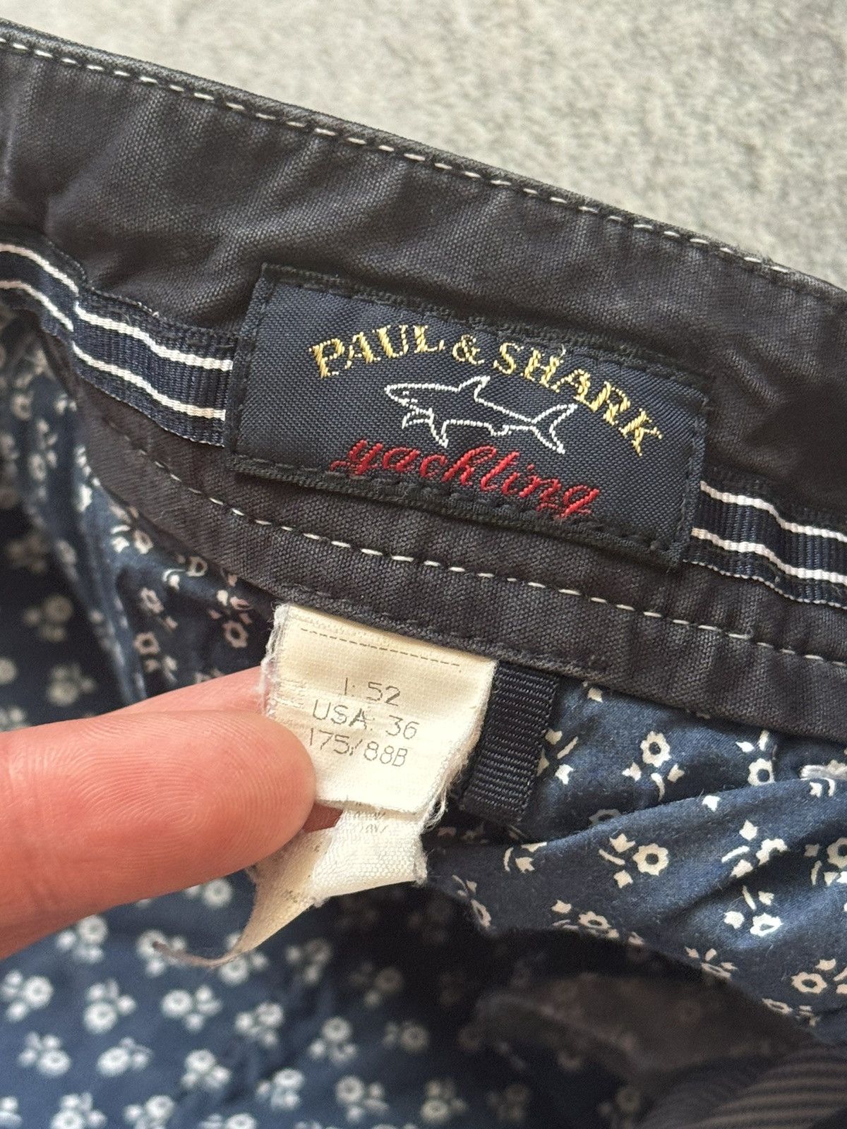 Designer × Paul & Shark Paul & shark yachting 🦈 I52 USA36 striped shorts 🩳 casual Size US 36 / EU 52 - 15 Thumbnail