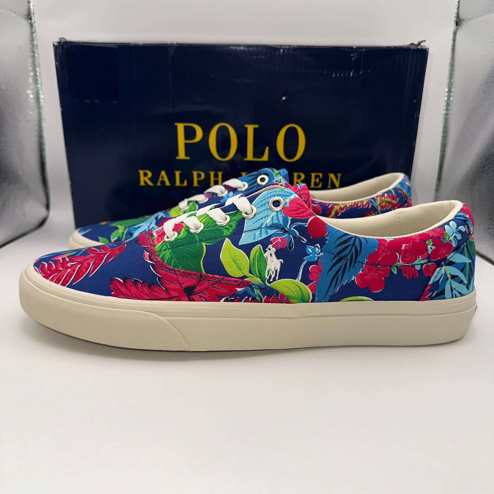 Polo Ralph Lauren Polo Ralph Laurent Mens sz 13 D Keaton Pony Low top Laced Size US 13 / EU 46 - 2 Thumbnail