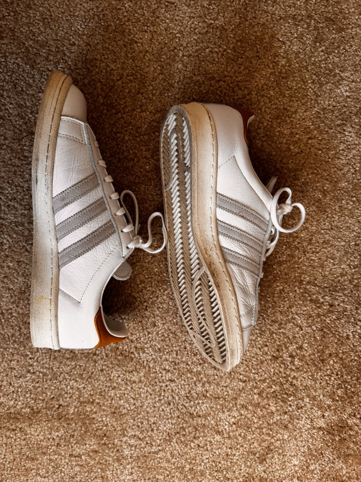Adidas × Kith Kith Adidas campus white mango Size US 9 / EU 42 - 2 Thumbnail