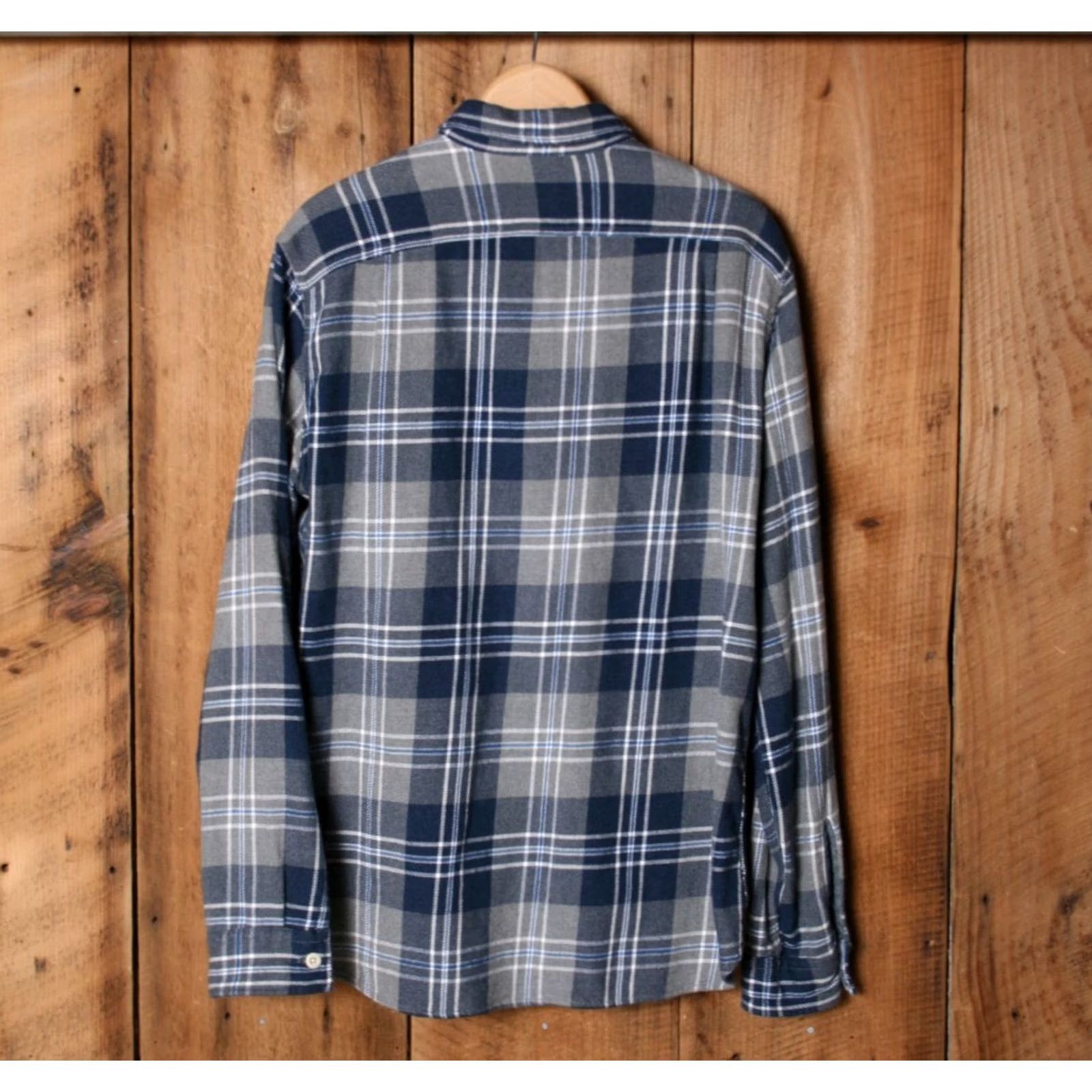 Wallace & Barnes WALLACE & BARNES Plaid Flannel Shirt M Button-Up Long Sleeve Cotton 100% Multicolor Men Size US M / EU 48-50 / 2 - 5 Thumbnail