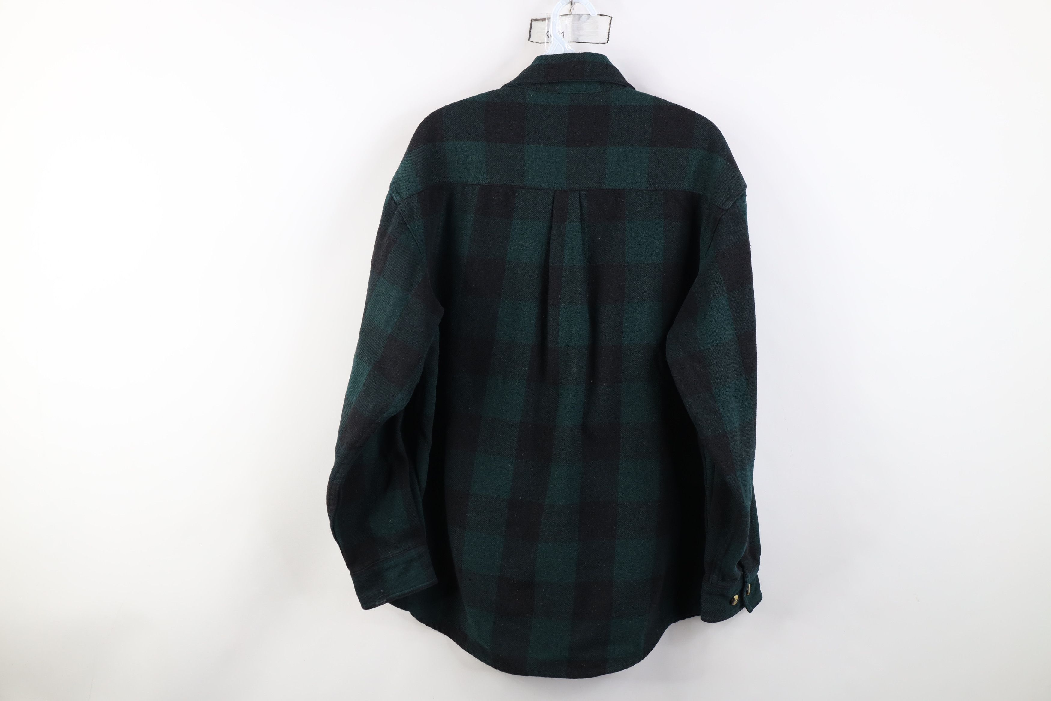 Vintage Vintage 90s Streetwear Heavy Flannel Button Shirt Plaid Size US M / EU 48-50 / 2 - 12 Thumbnail