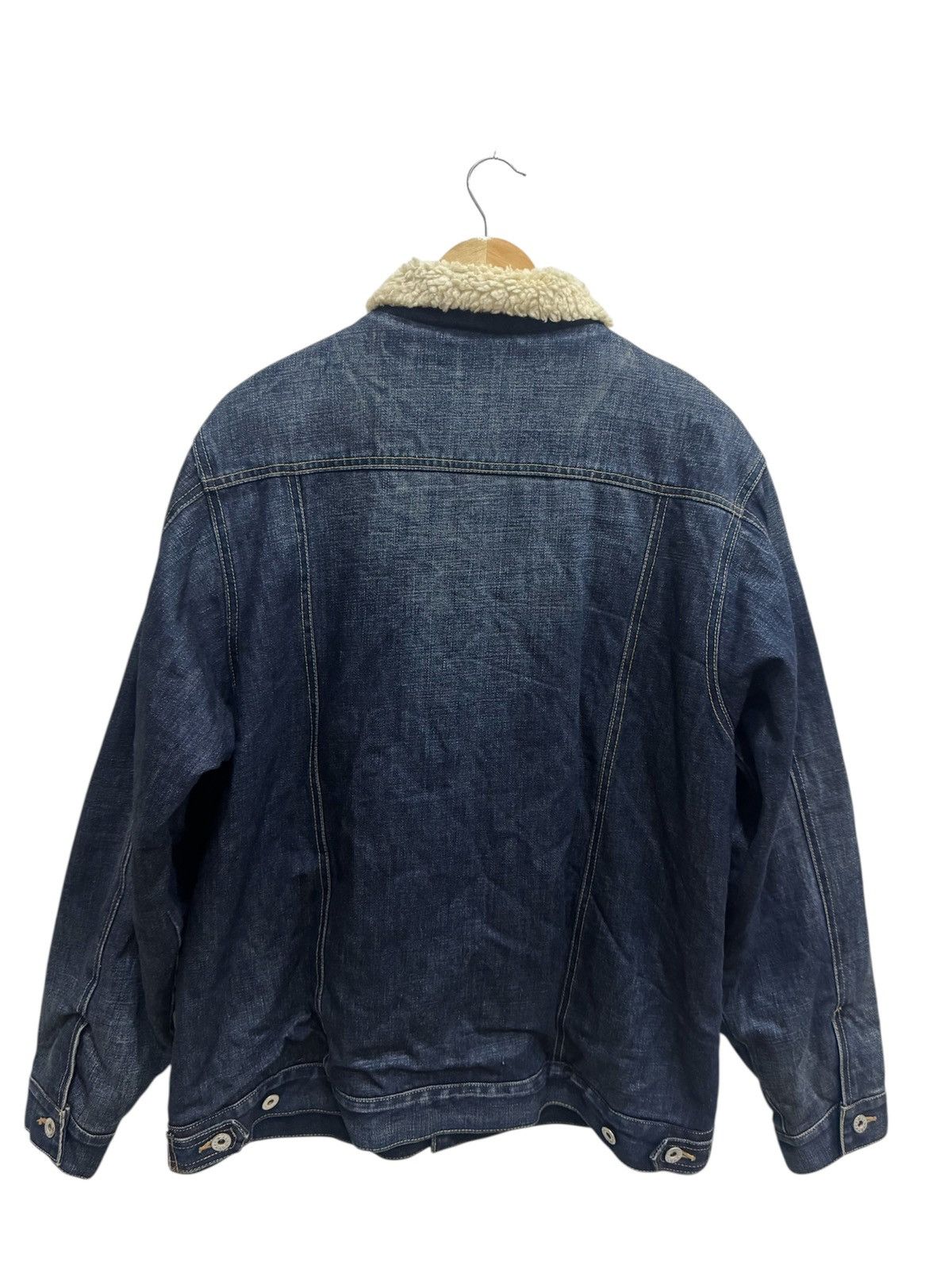 Bape A Bathing Ape Boa Denim Jacket Size US L / EU 52-54 / 3 - 2 Thumbnail