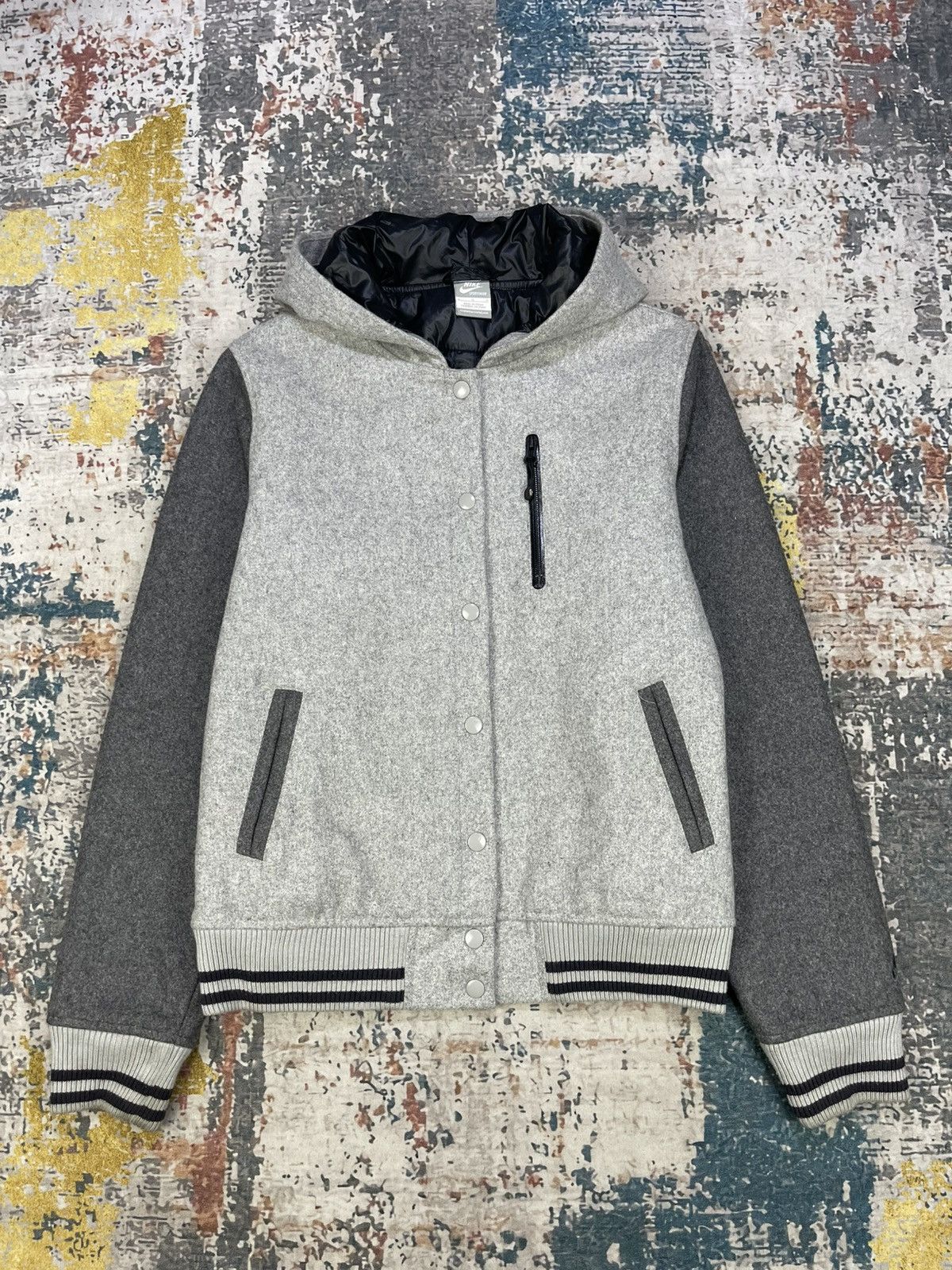 Nike Y2k Nike Tech Destroyer Wool Down Hooded Jacket Size L / US 10 / IT 46 - 2 Thumbnail