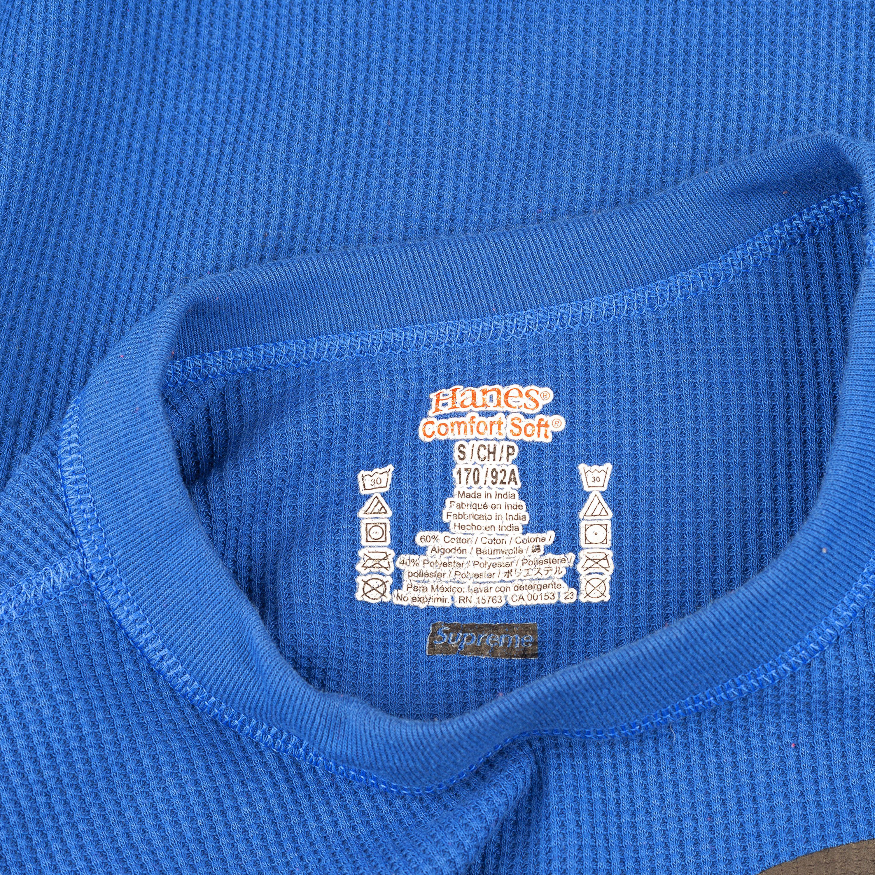 Supreme Supreme Hanes FALL-WINTER 2023 Bones Thermal Crew Top (S) Size US S / EU 44-46 / 1 - 2 Thumbnail