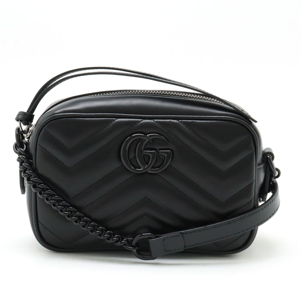 Gucci Gucci Gucci GG Marmont Mini Leather Shoulder Bag 634936 Leather Crossbody Bag 634936 in Pristine Condition Size ONE SIZE - 1 Thumbnail