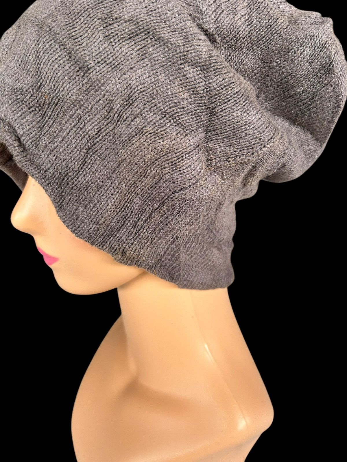 Japanese Brand × Kapital × Vintage Japanese Skull Sunfaded Big Beanie Hats Size ONE SIZE - 6 Thumbnail