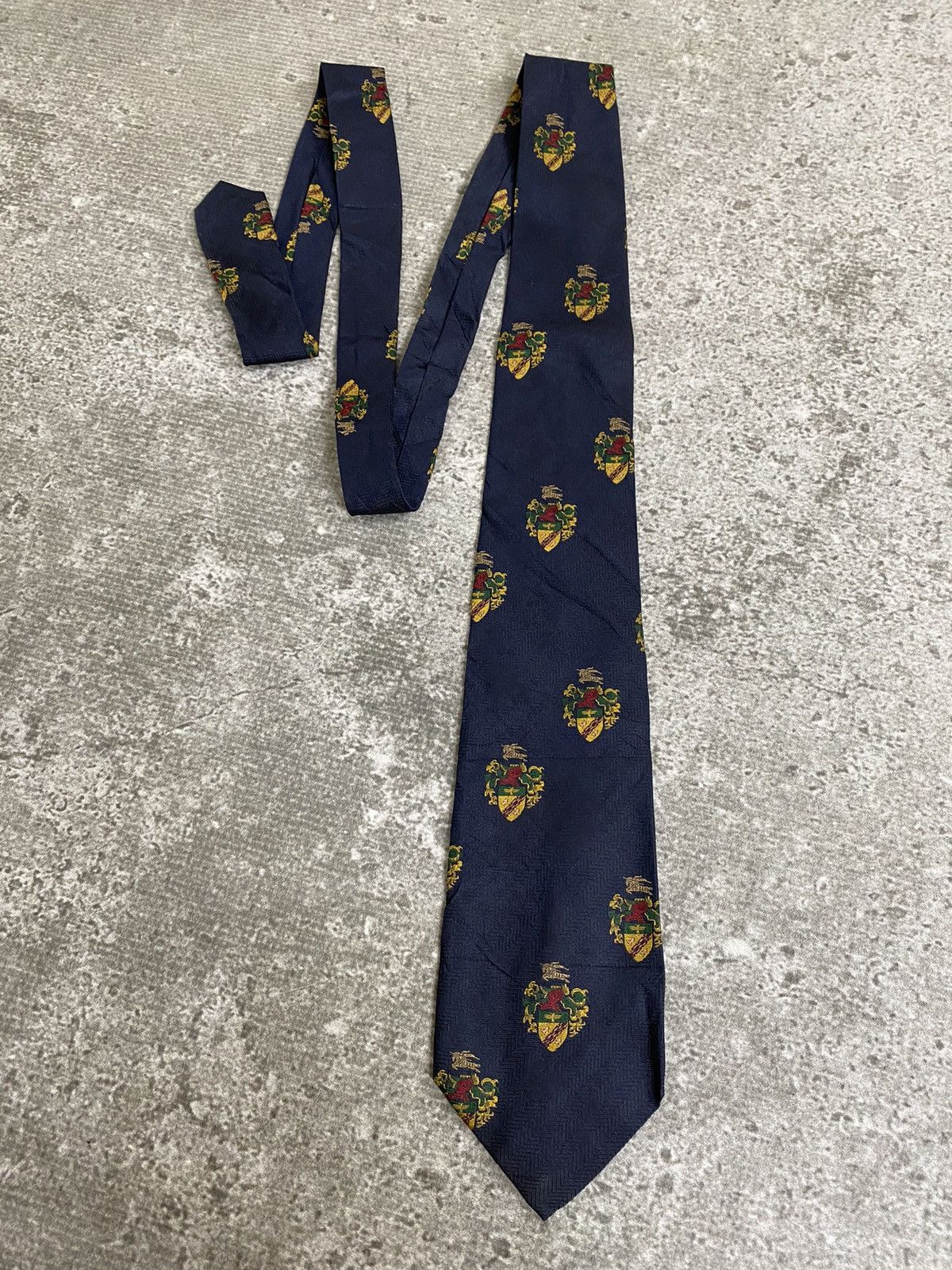 Burberry 90s Burberrys Logo Silk Tie Size ONE SIZE - 1 Thumbnail