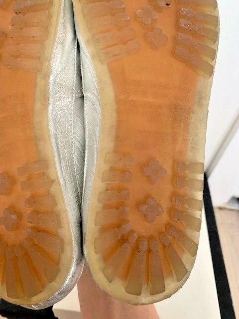 Maison Margiela Maison Martin Margiela Silver Laminated Leather Loafers Size US 7 / EU 40 - 6 Thumbnail