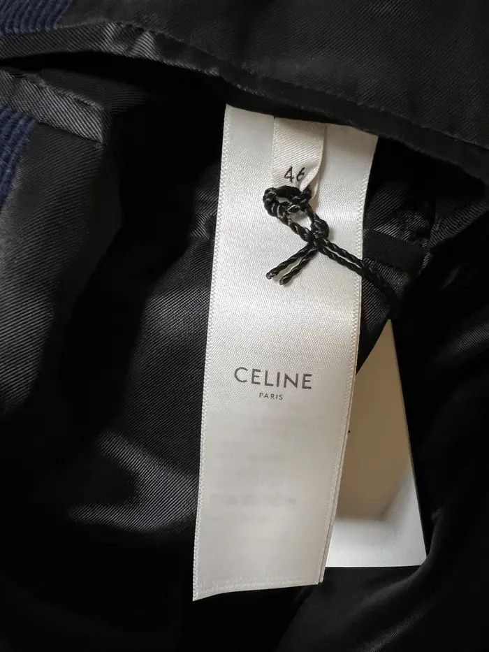 Celine Blue teddy jacket Sz46 Size US S / EU 44-46 / 1 - 7 Thumbnail