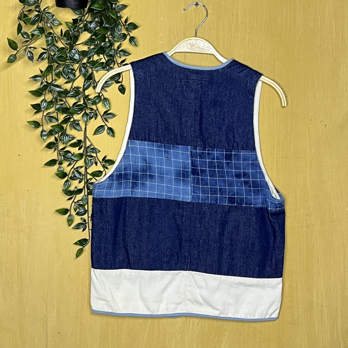 Blue Blue Japan × Japanese Brand × Vintage Vintage JapanBrand Gaijin Made pacthWork Size US S / EU 44-46 / 1 - 2 Thumbnail