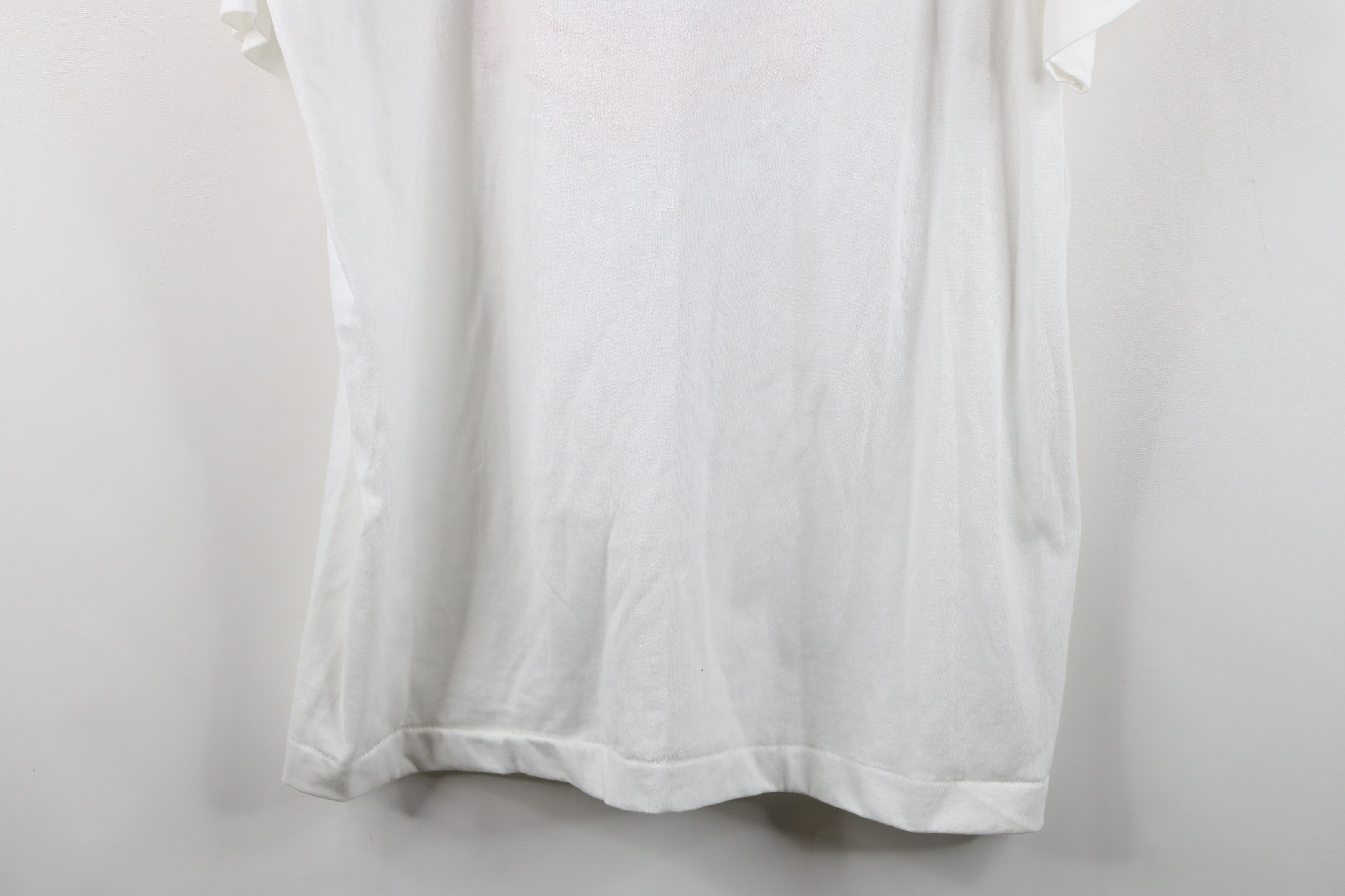 Vintage Vintage 90s Nautical Boat Anchor Collared T-Shirt White USA Size XL / US 12-14 / IT 48-50 - 12 Thumbnail