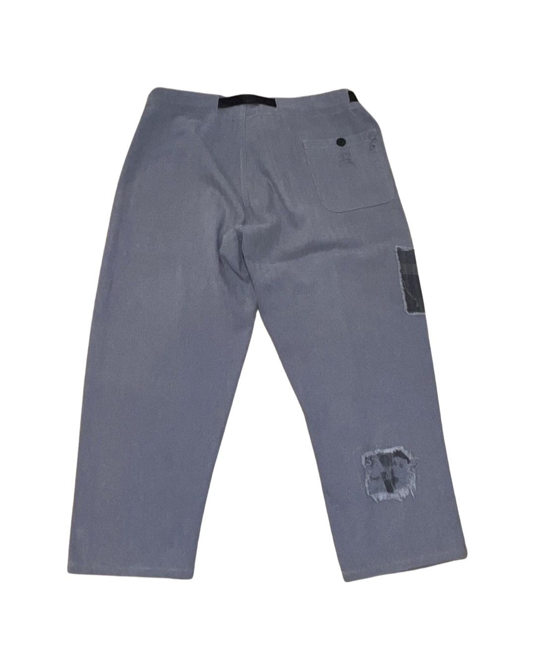 Enfants Riches Deprimes Patchwork herringbone cotton vintage wash pants Size US 32 / EU 48 - 2 Thumbnail
