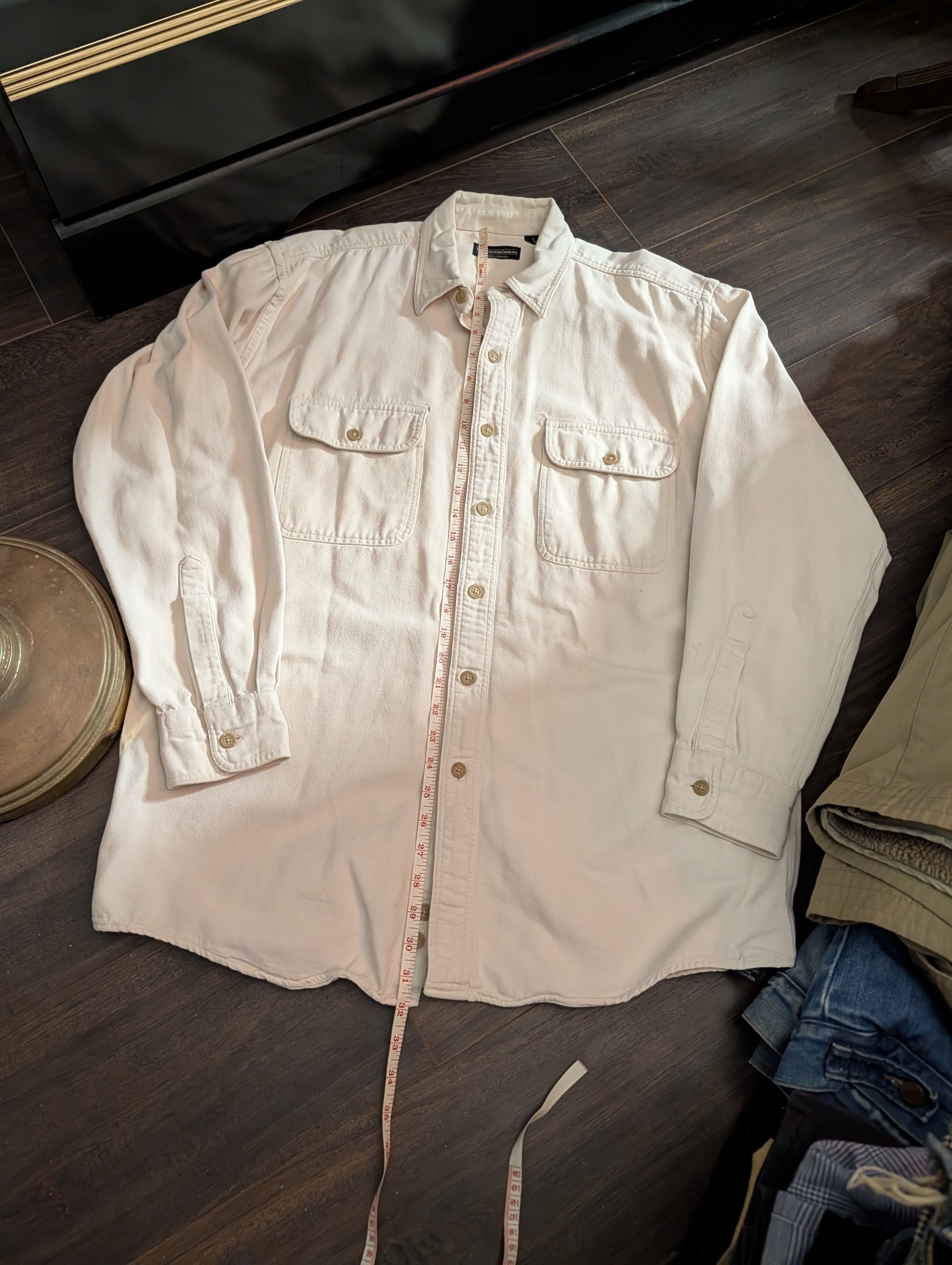 J. Peterman Vintage MiUSA canvas cotton dual pocket work shirt Size US M / EU 48-50 / 2 - 13 Thumbnail
