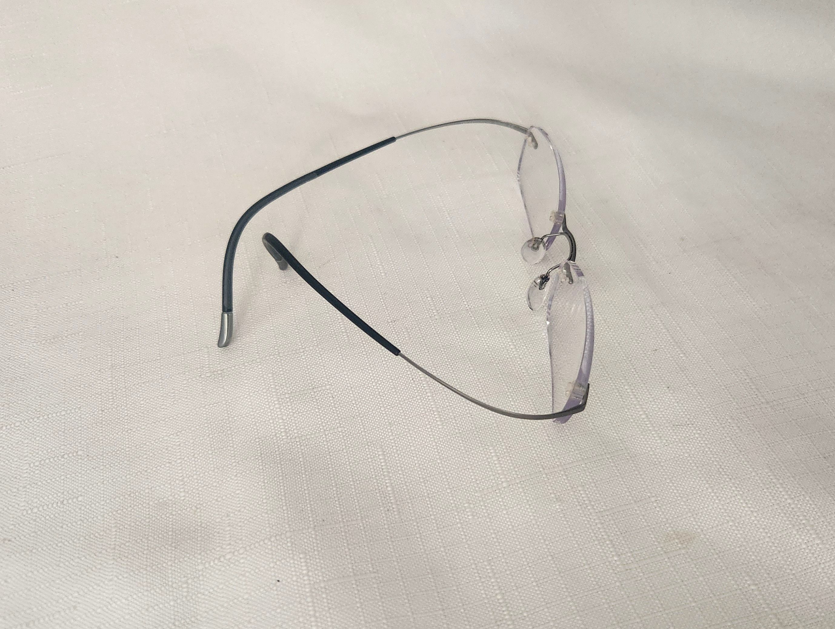 Designer × Silhouette Silhouette Titan 7579 60 6061 7581 Gray Rimless Eyeglasses Size ONE SIZE - 4 Thumbnail