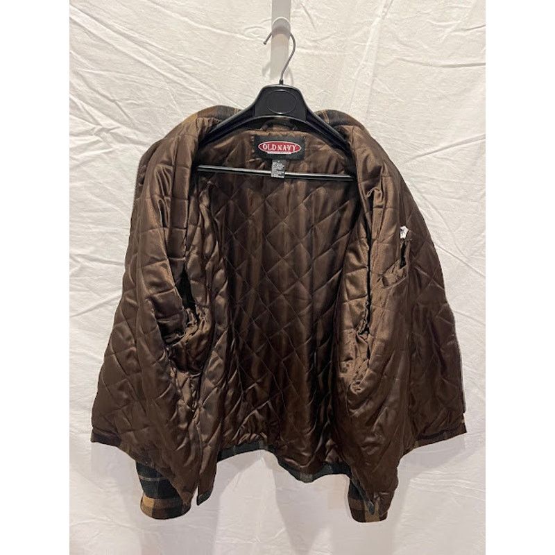 Old Navy VTG Old Navy Barn Work Jacket Mens Brown Tan Navy Full Zip L Size US L / EU 52-54 / 3 - 5 Thumbnail