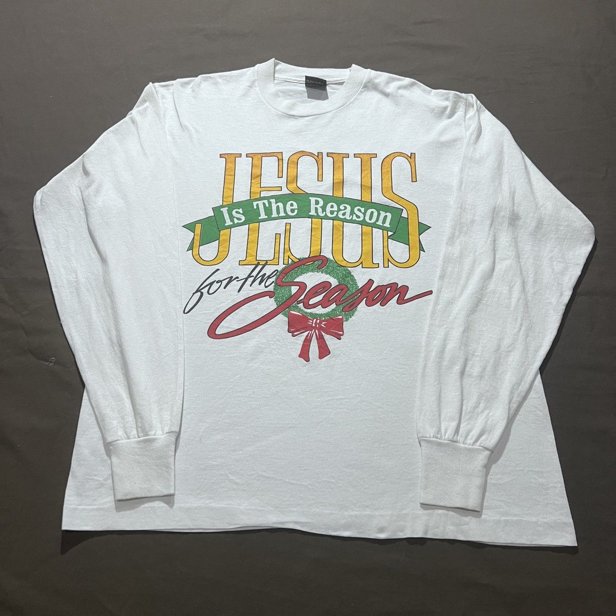 Vintage Vintage 90s Jesus God Holy Bible Promo Tee XL Size US XL / EU 56 / 4 - 1 Thumbnail