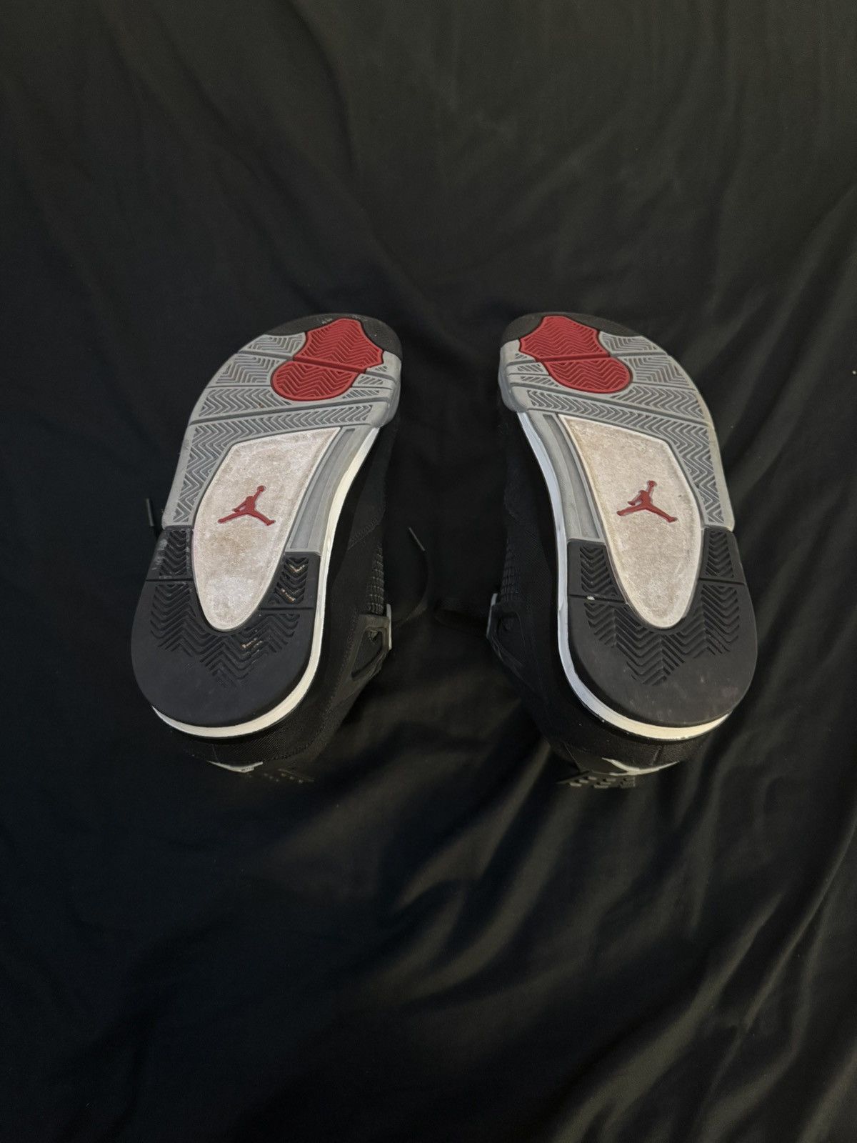 Jordan Brand Jordan 4 Black Canvas Size US 11.5 / EU 44-45 - 5 Thumbnail