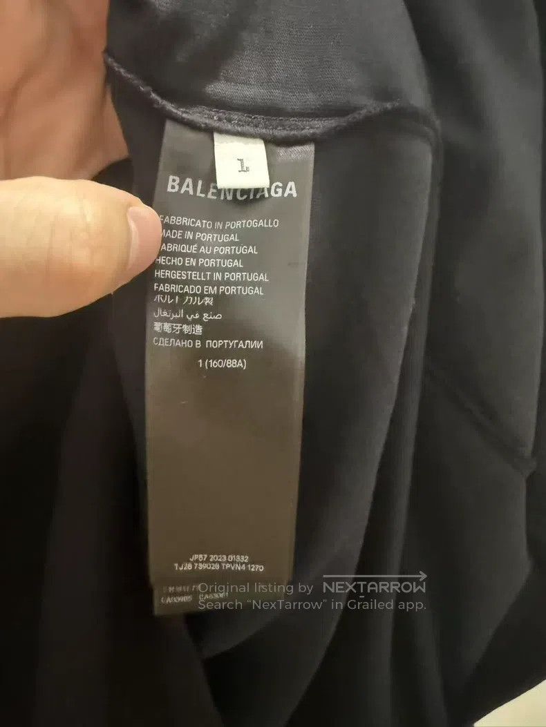 Balenciaga Balenciaga Black sticky note signature short-sleeve Size US S / EU 44-46 / 1 - 4 Thumbnail