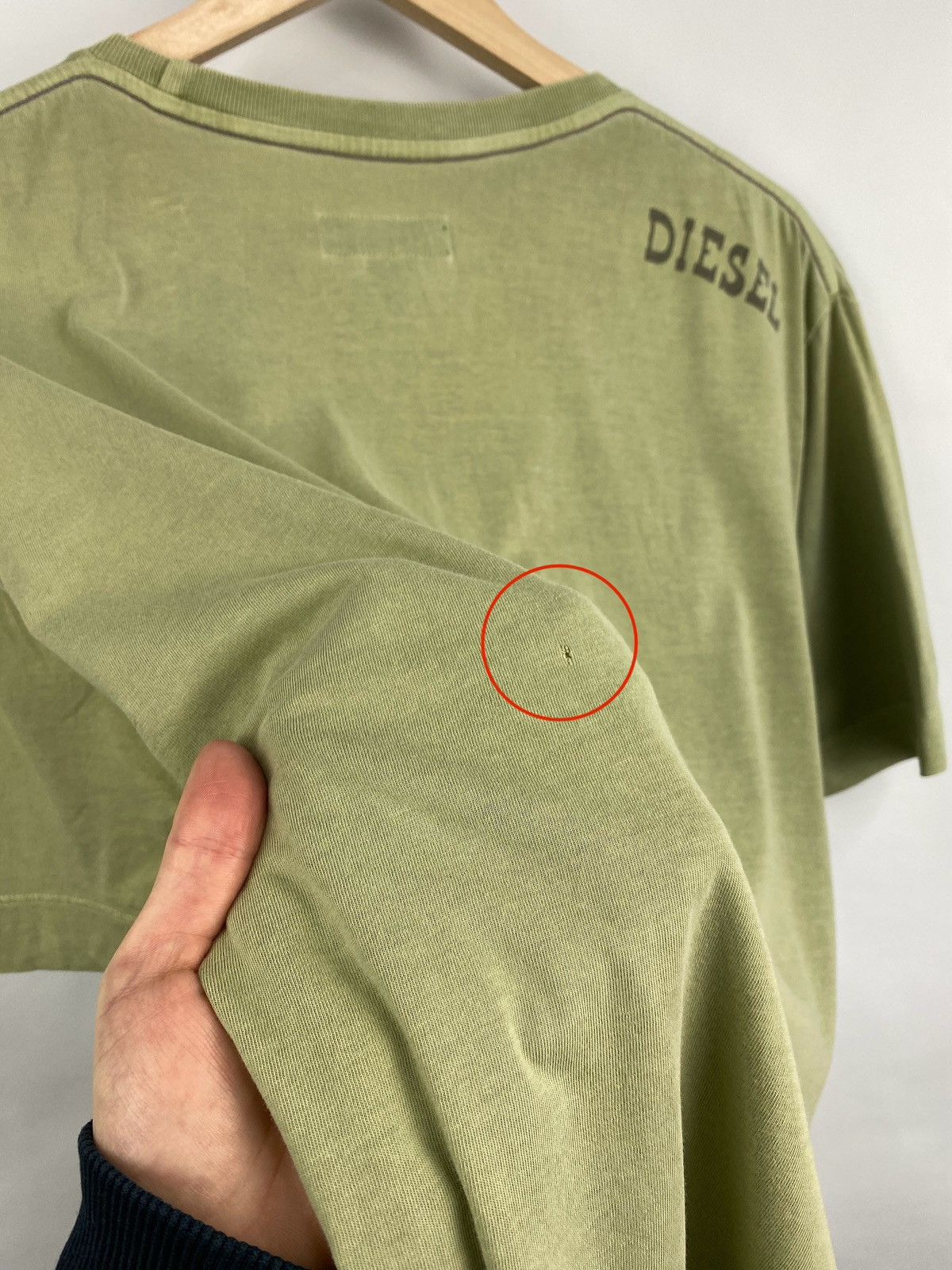 Diesel 🇺🇸 Vintage 90s Diesel Brave Military style Big logo T-Shirt Size US XL / EU 56 / 4 - 8 Thumbnail