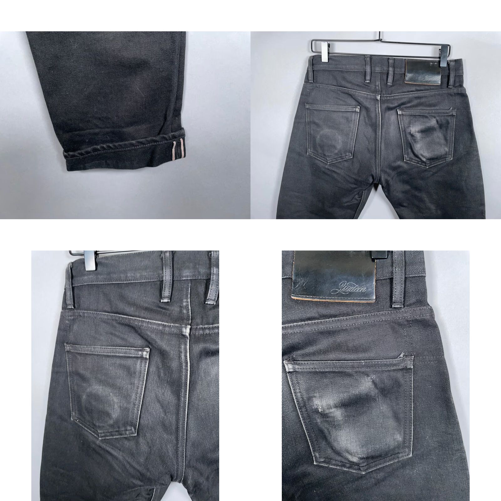 3sixteen 3Sixteen ST-220X Double Black Selvedge Jeans Men's 31 Slim Tapered 14.5 Oz Denim Size US 32 / EU 48 - 9 Thumbnail