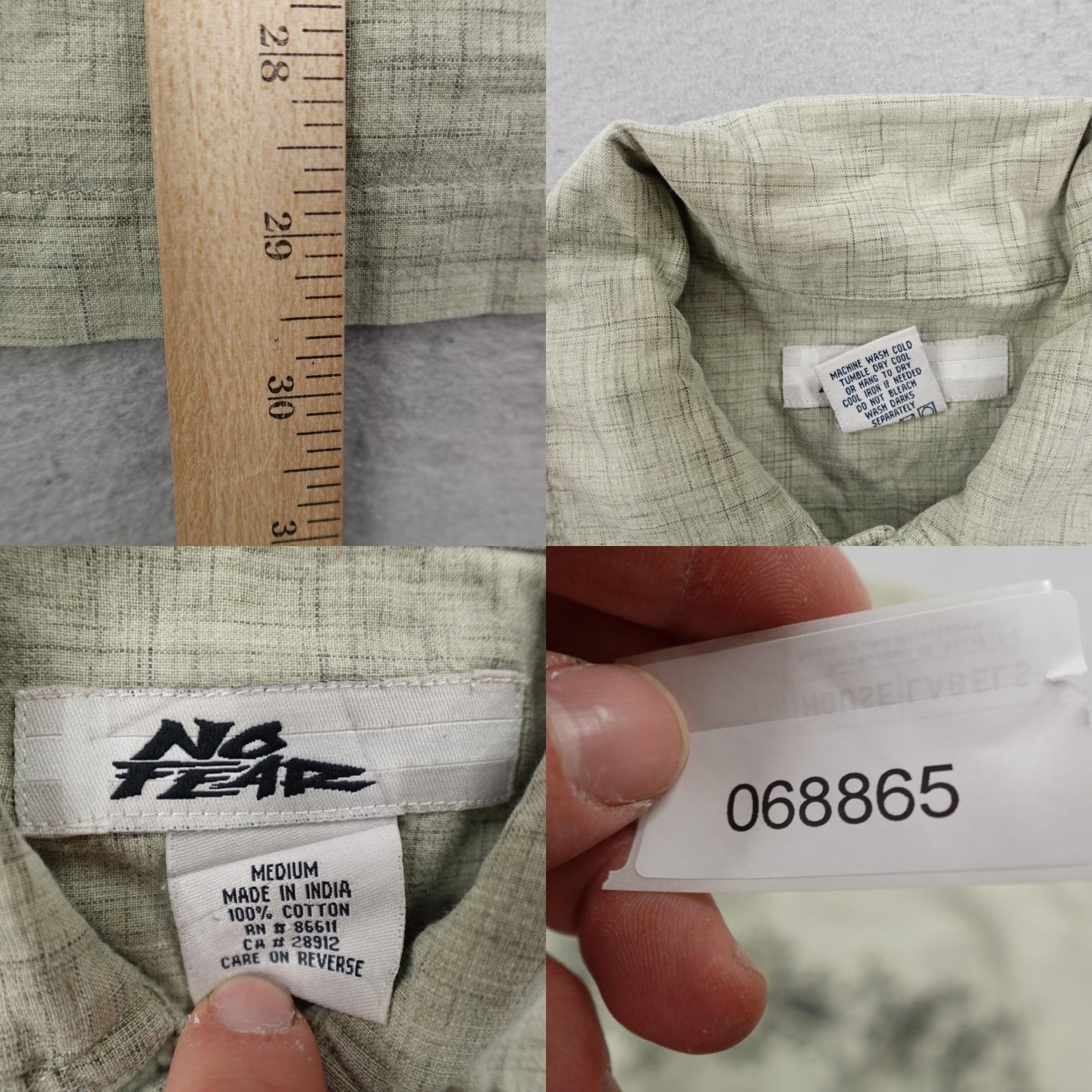 No Fear VINTAGE No Fear Shirt Mens M Green Hawaiian Aloha Floral Button-Up Surf Beach Floral Shirt Mens M Green Hawaiian Aloha Button-Up No Fear Size US M / EU 48-50 / 2 - 8 Thumbnail