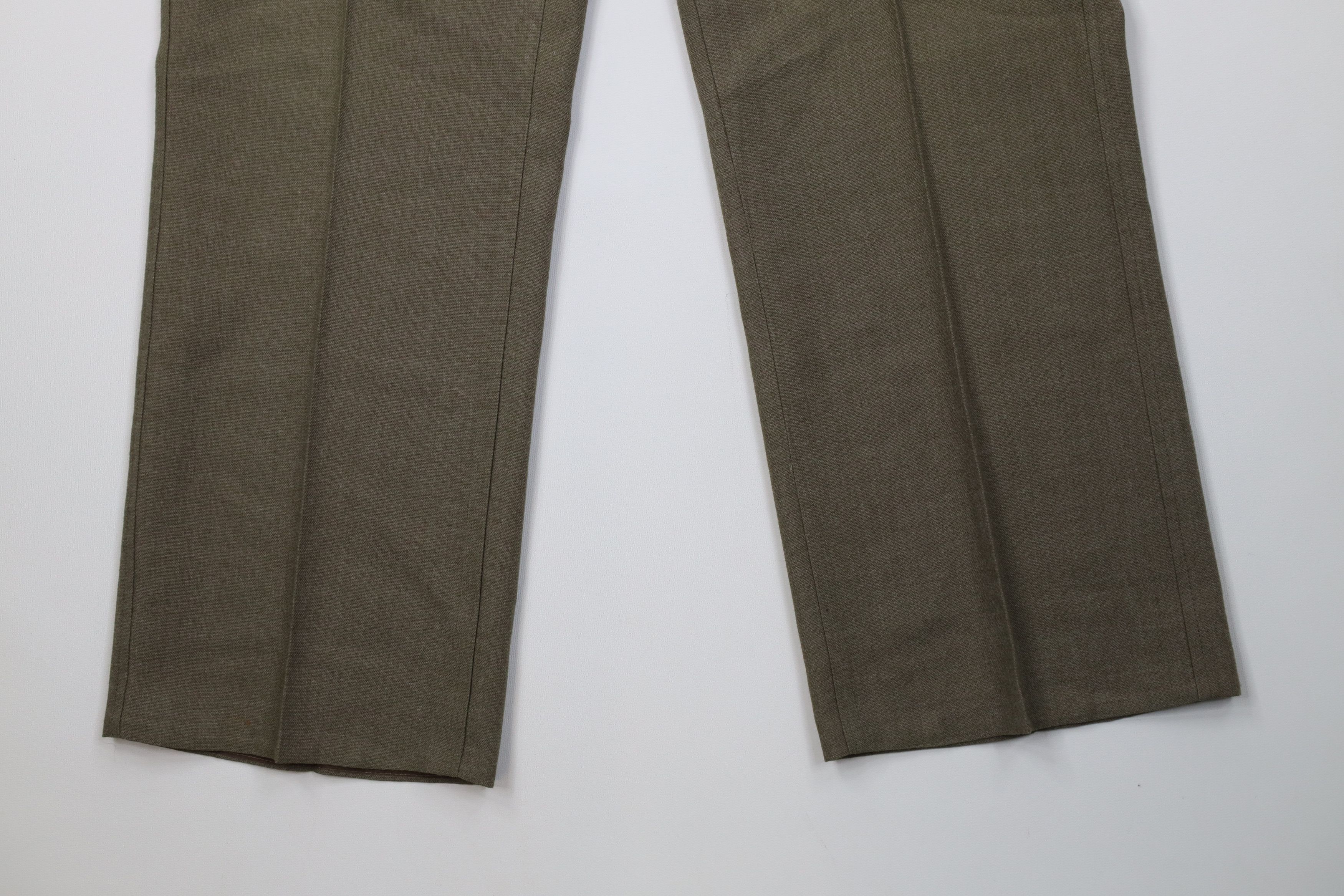 Vintage Vintage 60s 70s Streetwear Knit Wide Leg Chino Pants USA Size US 34 / EU 50 - 4 Thumbnail