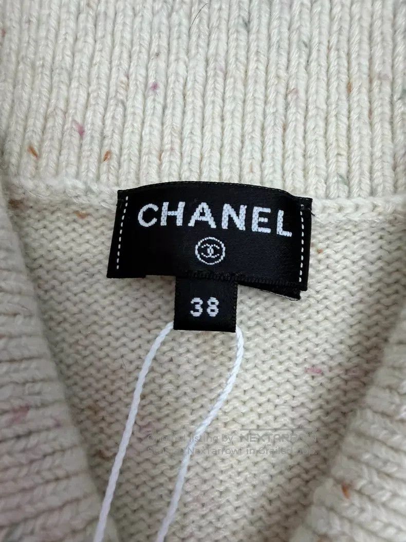 Chanel Chanel Bow doll collar cashmere vest Size XS / US 0-2 / IT 36-38 - 4 Thumbnail