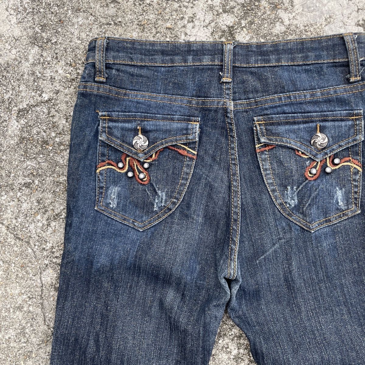 Japanese Brand Vintage Japanese Designer Rare Denim Size 29" - 9 Thumbnail
