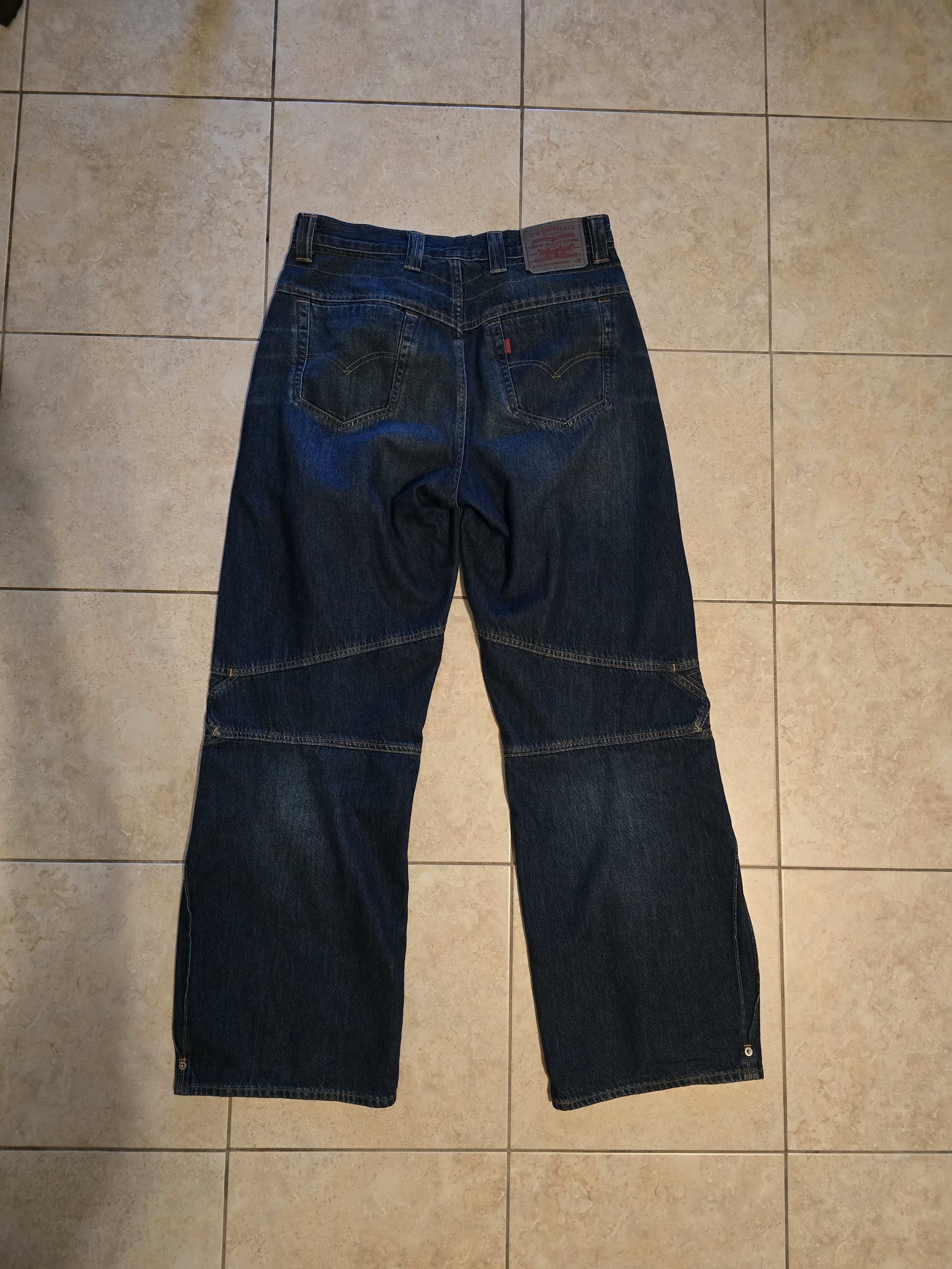 Kiko Kostadinov × Levi's Kiko Kostadinov x Levi's Mid Blue Wash Baggy Jeans Size US 32 / EU 48 - 4 Thumbnail