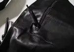 Japanese Brand Fashion Hiphop pu leather sling side bag belt bag fanny pack Size ONE SIZE - 4 Thumbnail