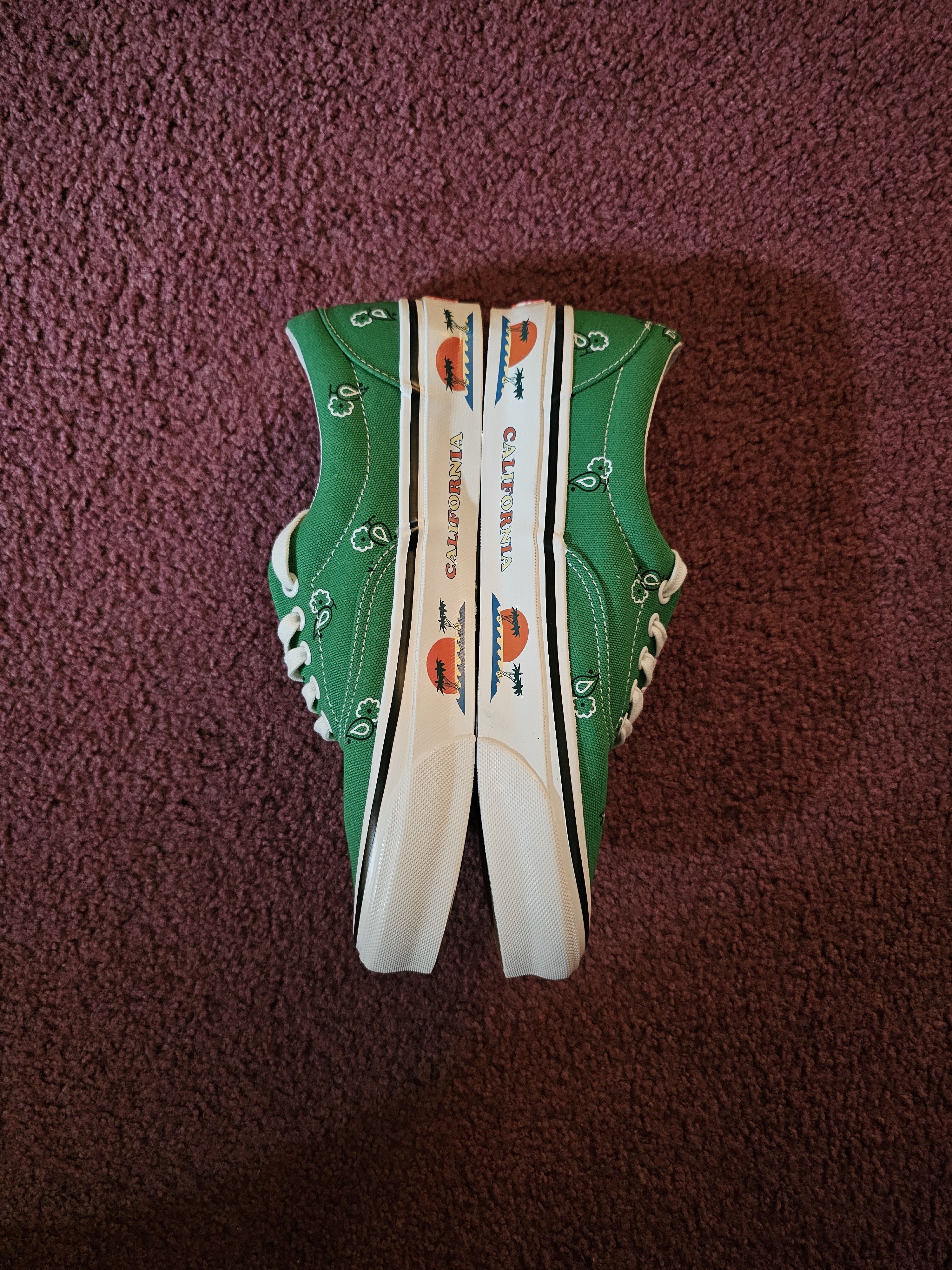 Vans Vans OG era paisley green low top Size US 8.5 / EU 41-42 - 2 Thumbnail