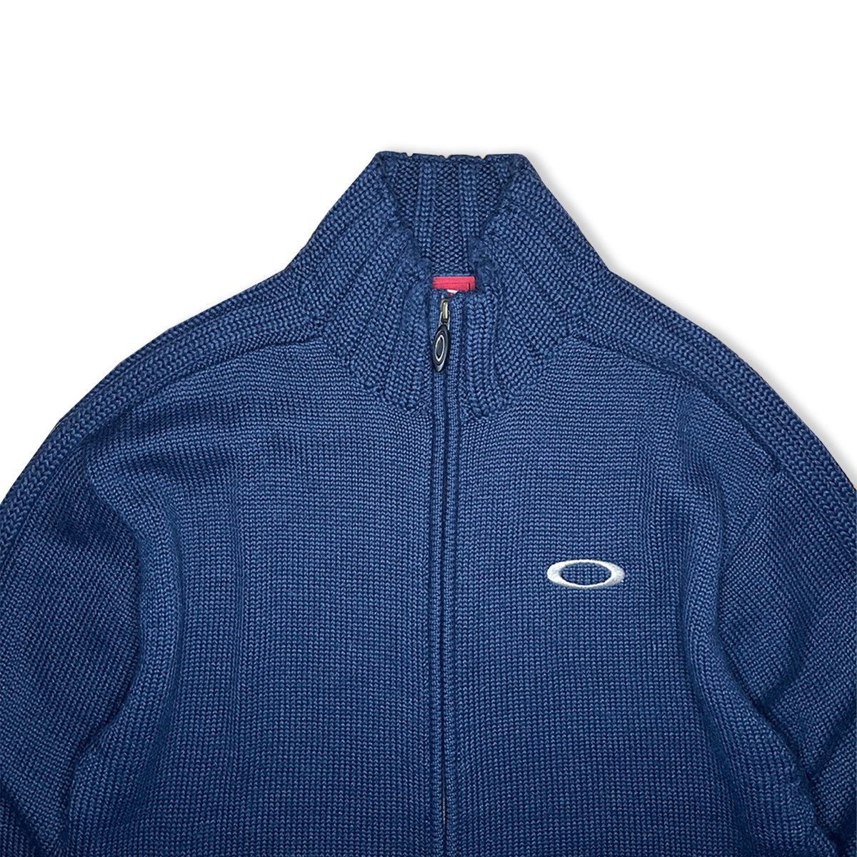 Oakley 2000’s Oakley Heavy Knit Wool Zip Up Jacket Size US L / EU 52-54 / 3 - 5 Thumbnail