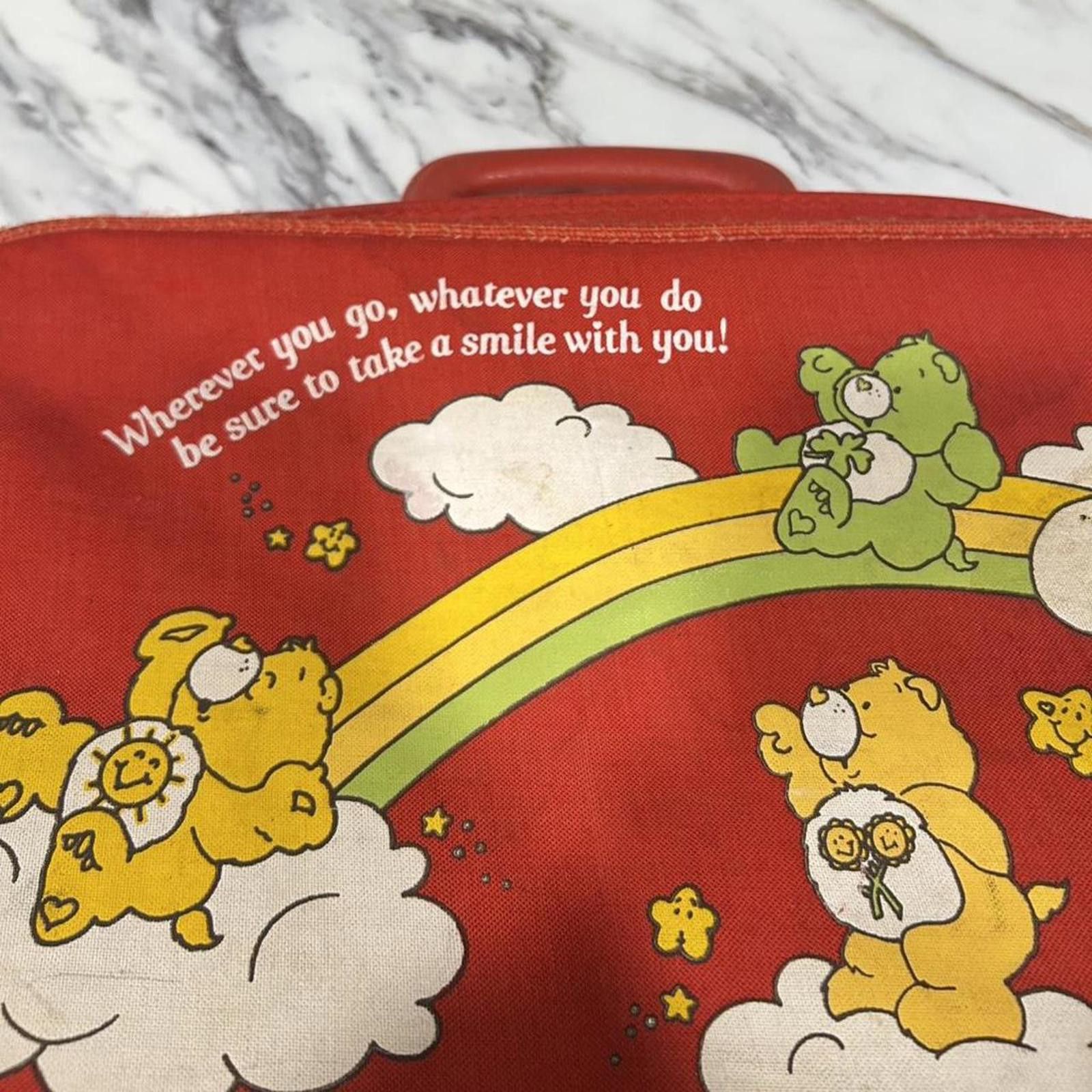 Other Vintage 1983 Care Bears Red Suitcase Travel Luggage Size ONE SIZE - 2 Thumbnail