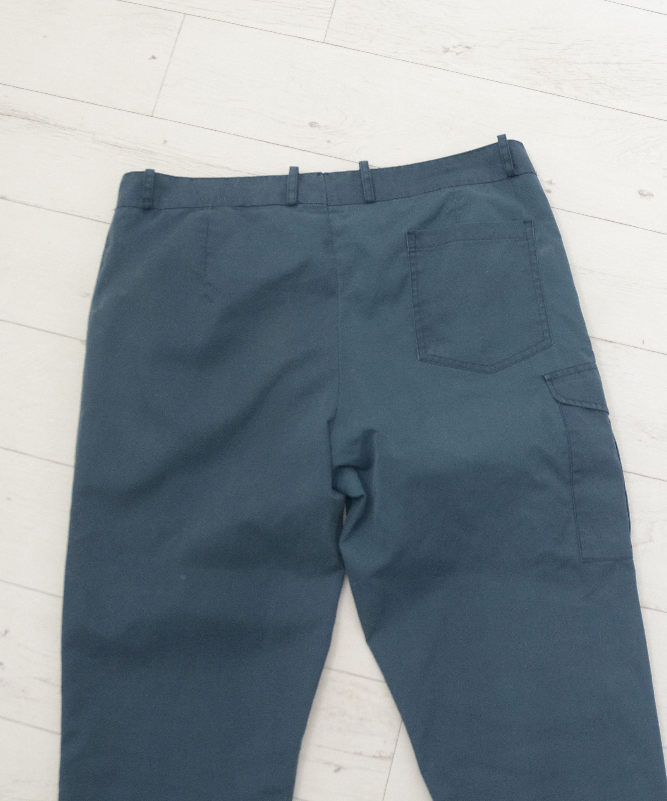 Fjallraven × Vintage Fjallraven 90s Vintage Cargo Pant Blue Outdoor Workwear Size US 38 / EU 54 - 7 Thumbnail