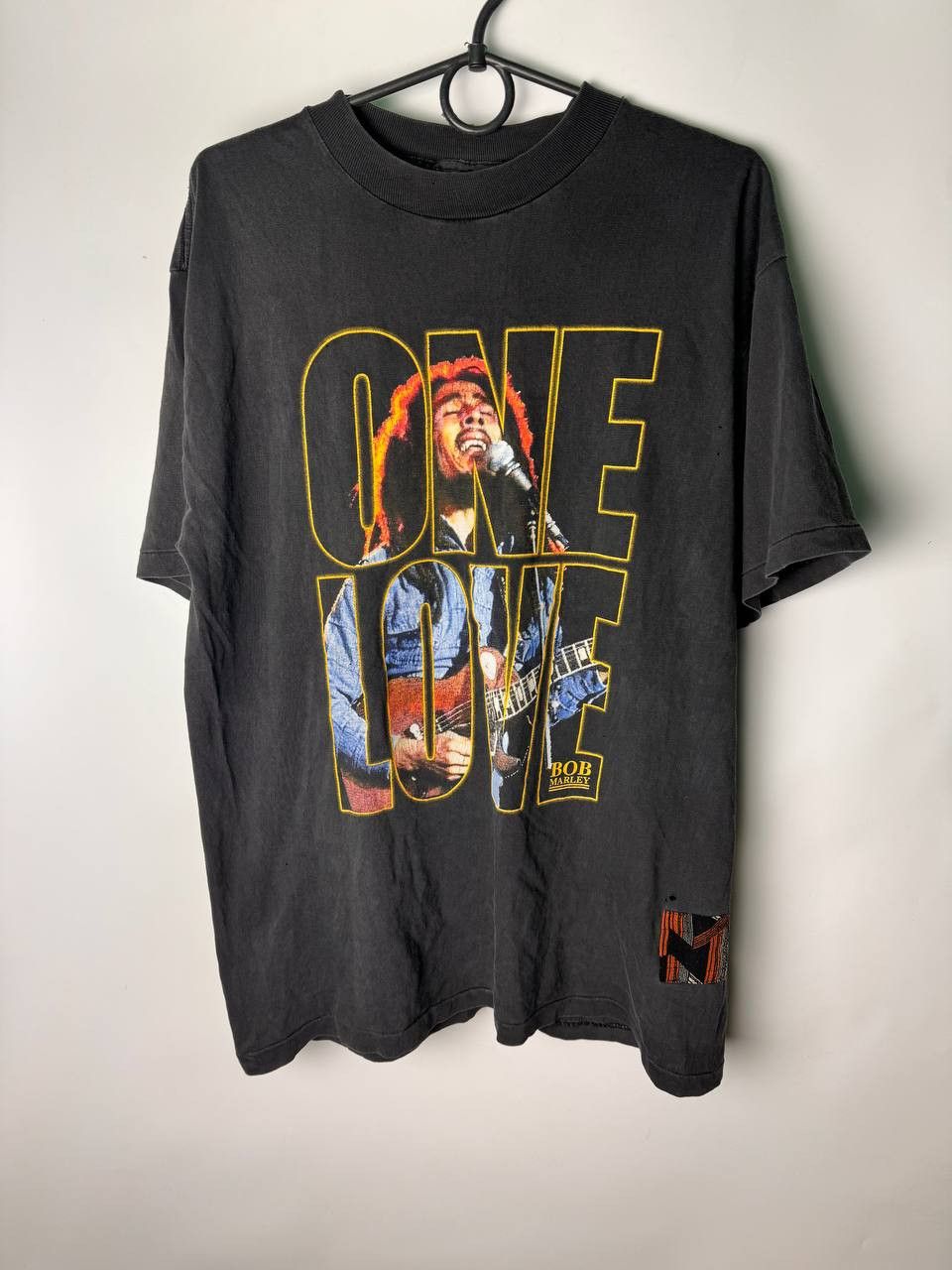 Bob Marley × Rap Tees × Vintage Vintage Bob Marley Rap tees 90’s USA rare streetwear Size US L / EU 52-54 / 3 - 1 Thumbnail