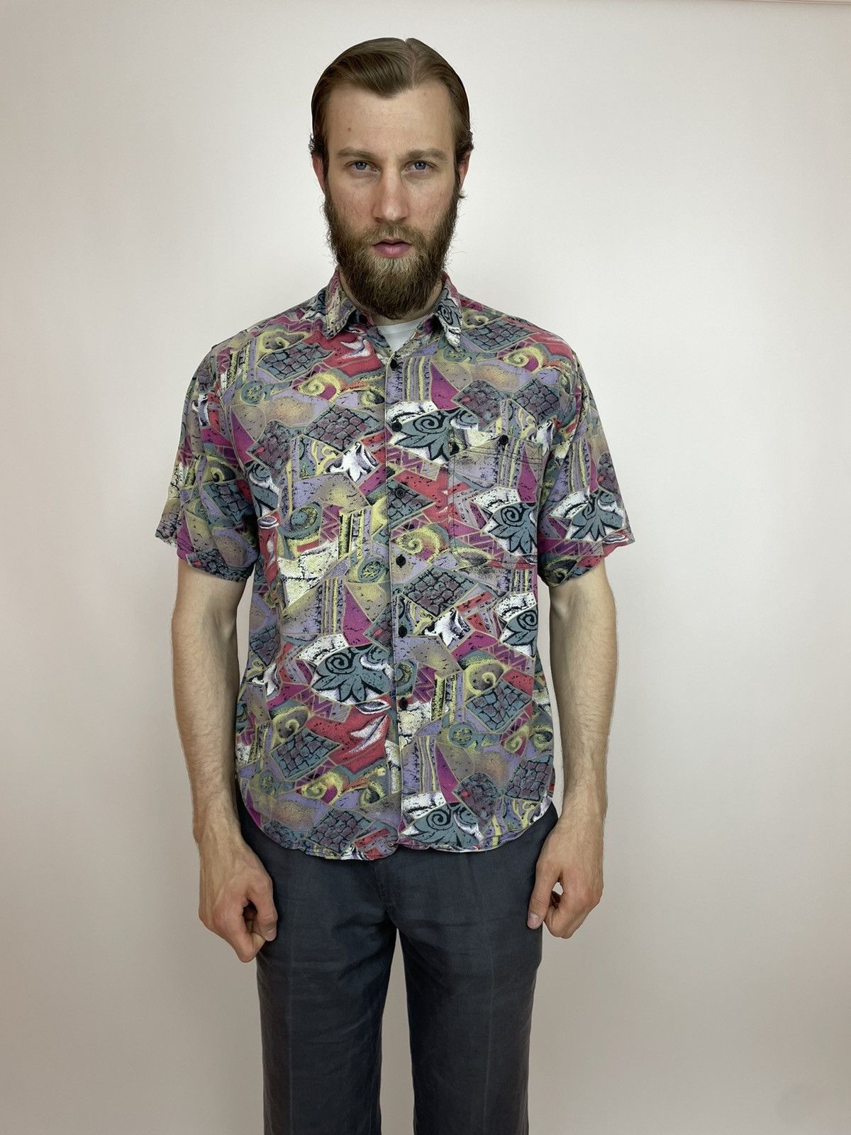 Esprit ESPRIT by CAMPUS Vintage Hawaii Shirt Short Sleeve Large Size US L / EU 52-54 / 3 - 4 Thumbnail