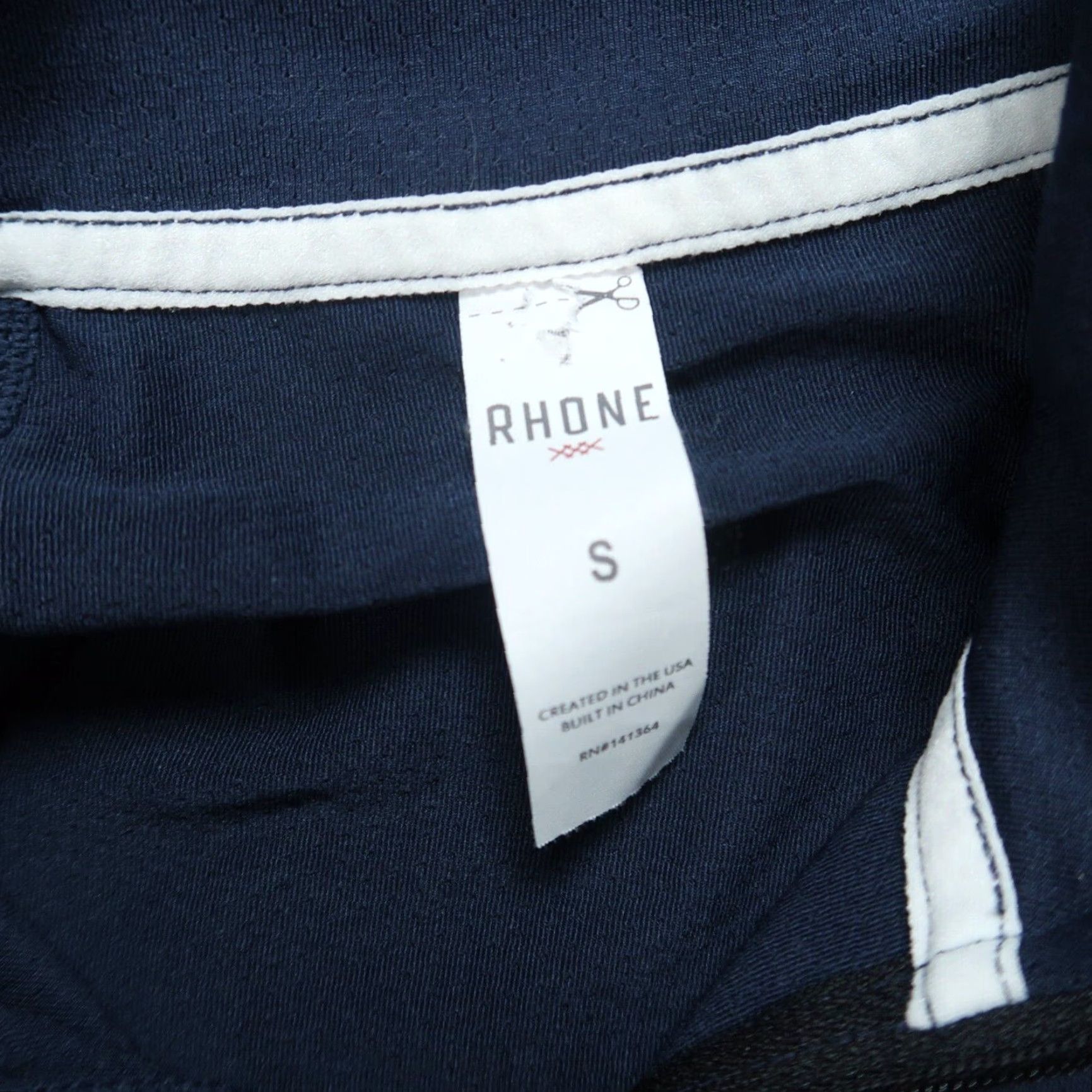 Rhone Rhone Pullover Mens Small Blue TB12 Tom Brady Boston Performance Quarter Zip Size US S / EU 44-46 / 1 - 3 Thumbnail