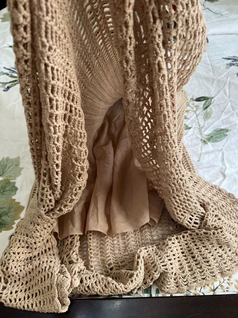 Loro Piana LORO PIANA Hooked lace dress Size L / US 10 / IT 46 - 6 Thumbnail