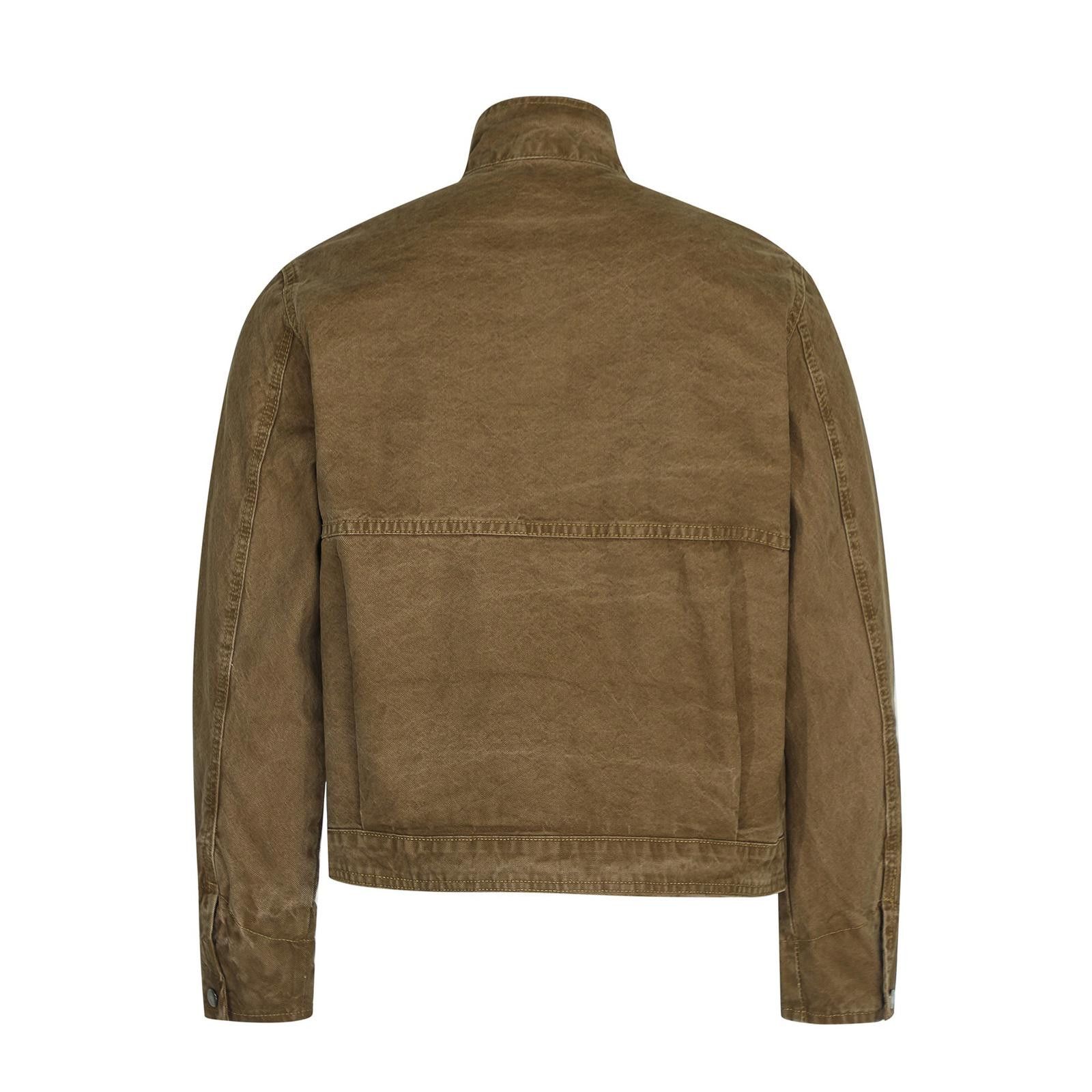 Japanese Brand Brown Utility Jacket with Fireman Clasp Closure Size US M / EU 48-50 / 2 - 3 Thumbnail