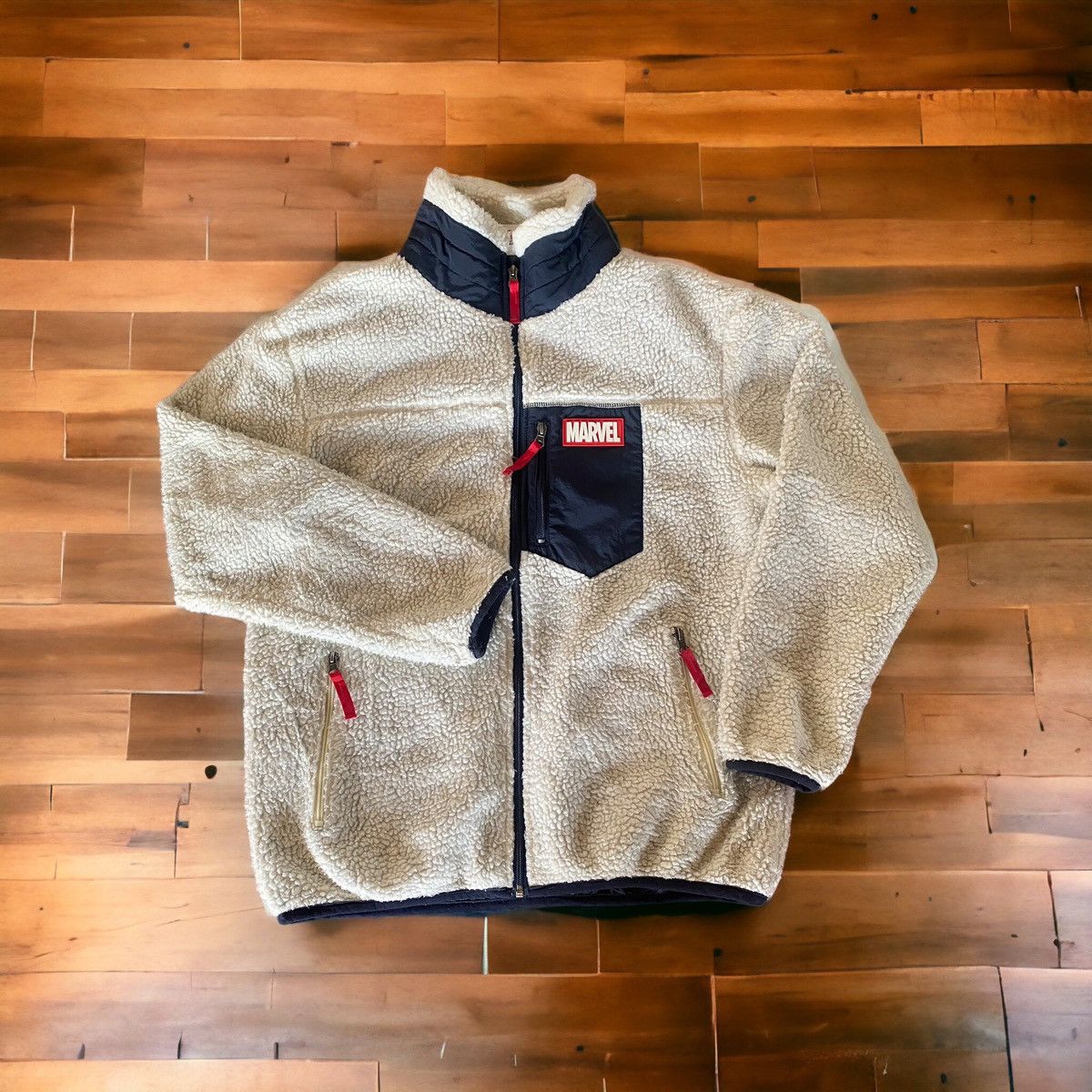 DC Comics 🔥COOL🔥Marvel Fleece Jacket Size L Size US L / EU 52-54 / 3 - 1 Thumbnail