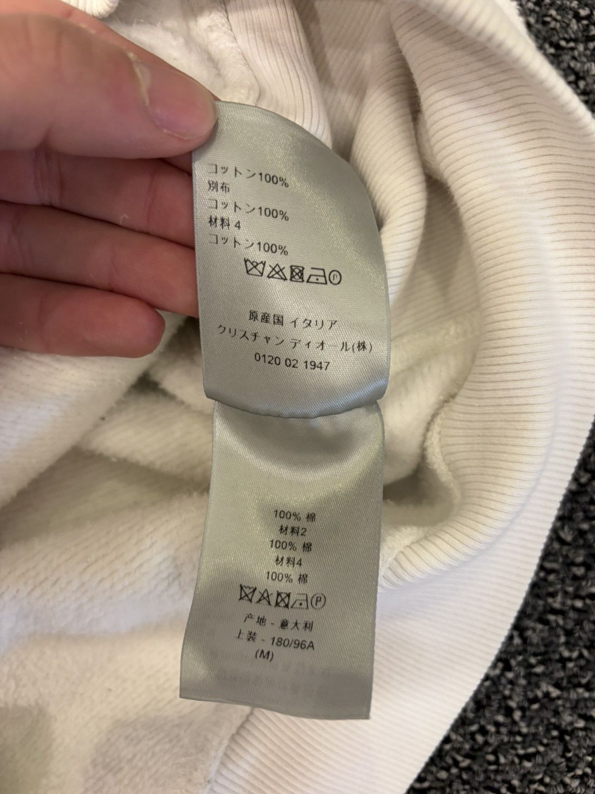 Dior Dior Oblique Relaxed Hoodie White Size US M / EU 48-50 / 2 - 5 Thumbnail
