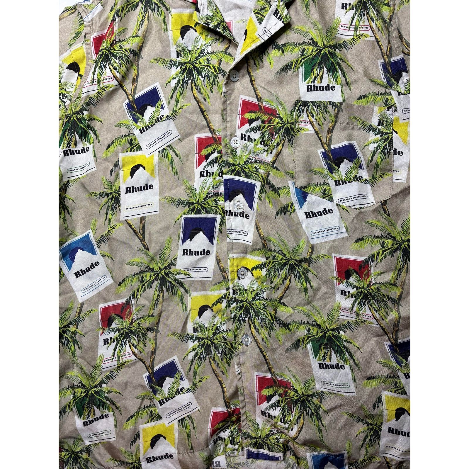 Rhude Rhude Green Button Up Size US S / EU 44-46 / 1 - 3 Thumbnail