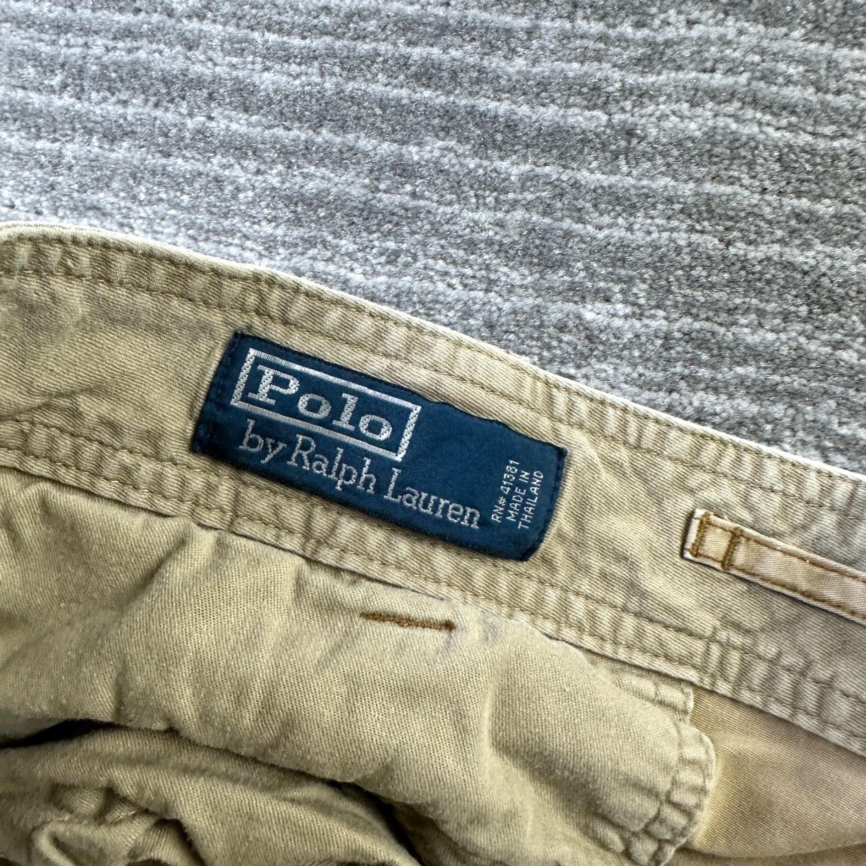 Polo Ralph Lauren Polo Ralph Lauren Pants Cargo Mens 38x30 Beige Tan Utility Cargo Pants Regular fit 5-Pocket Denim Cotton Beige Mens Size US XS / EU 42 / 0 - 5 Thumbnail