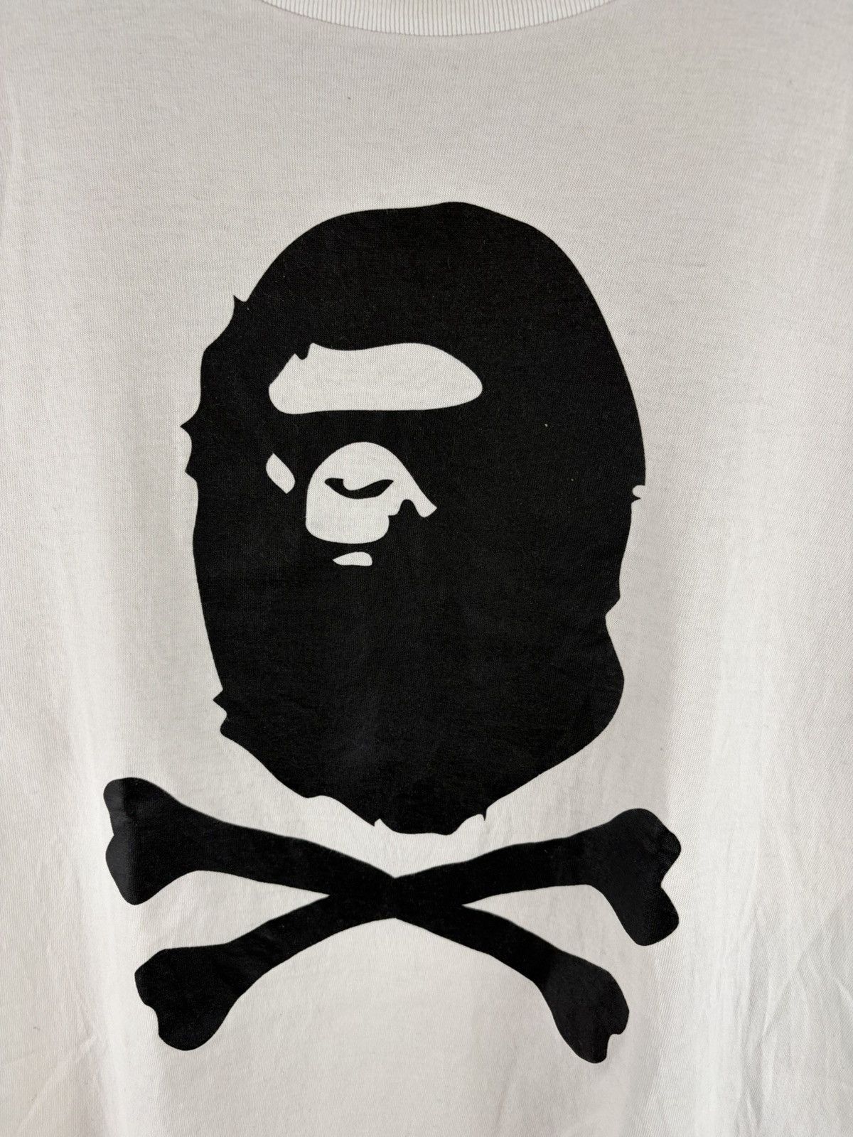 Bape Bape Crossbones Head Print T-Shirt Size US XL / EU 56 / 4 - 3 Thumbnail