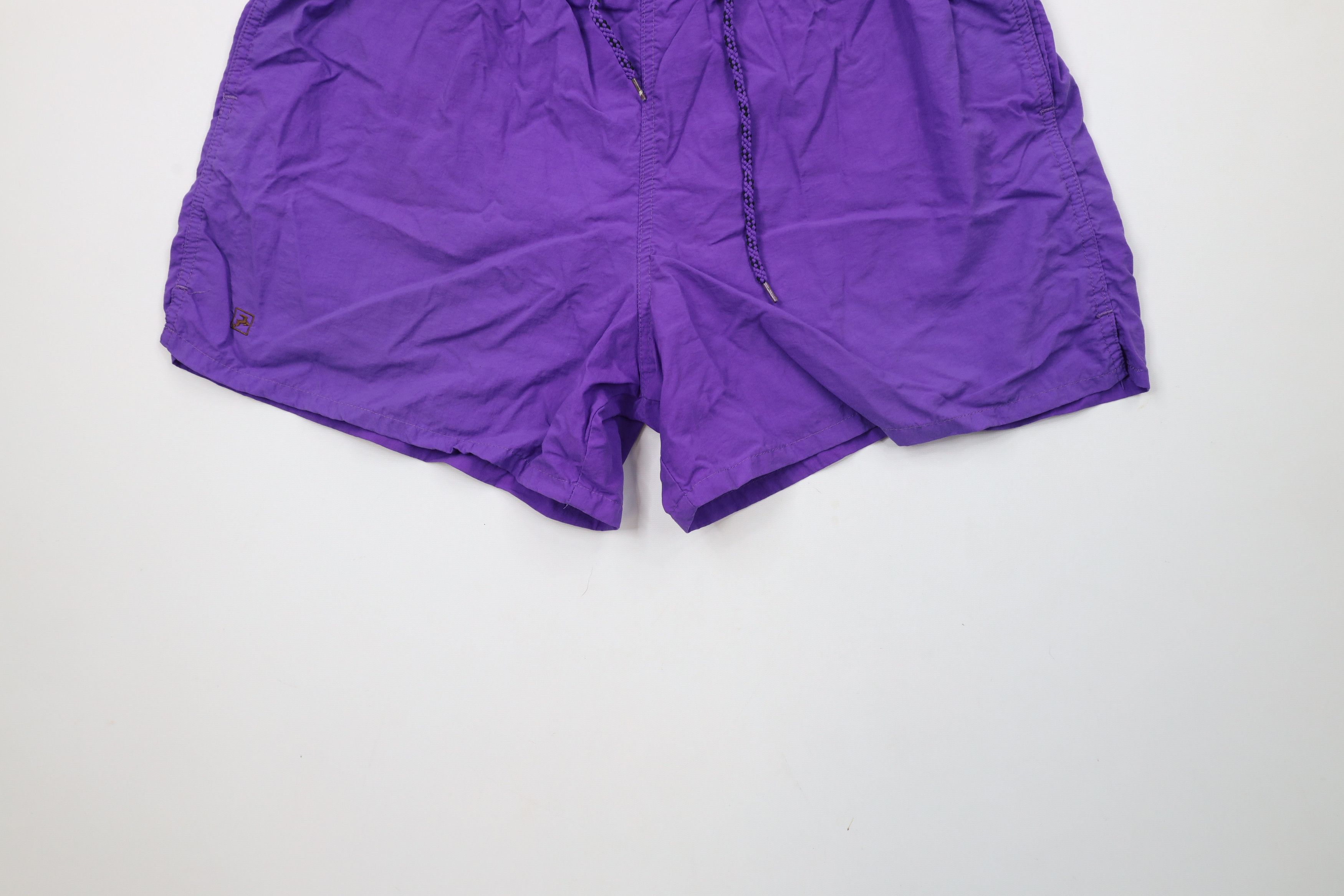 Vintage Vintage 90s Streetwear Above Knee Shorts Baggies Purple Size US 34 / EU 50 - 4 Thumbnail