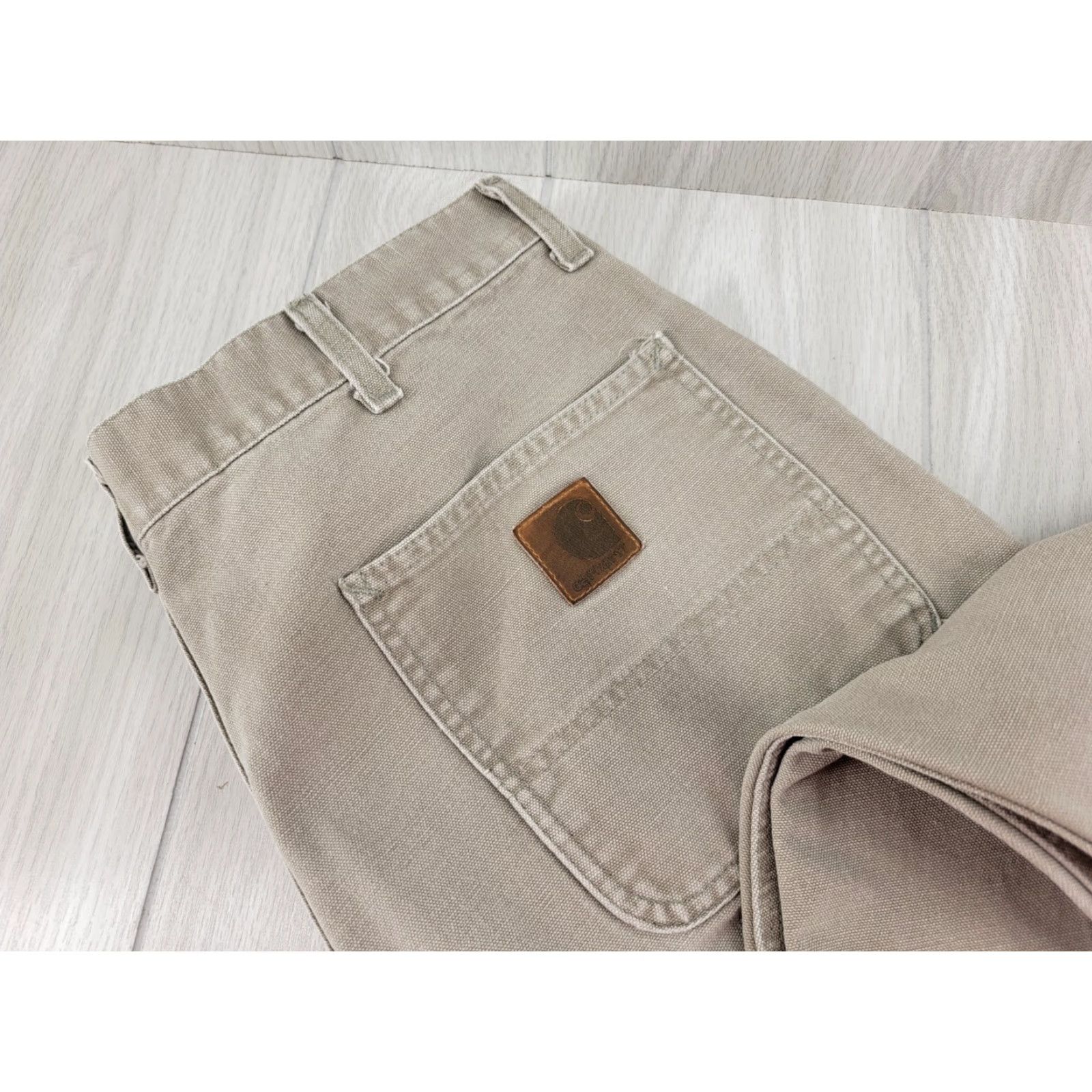 Carhartt Carhartt Jeans Gray Mens 38x29 Dungaree Fit 40x30 Regular Zip Inseam 29 Straight Vintage No Size US 38 / EU 54 - 3 Thumbnail