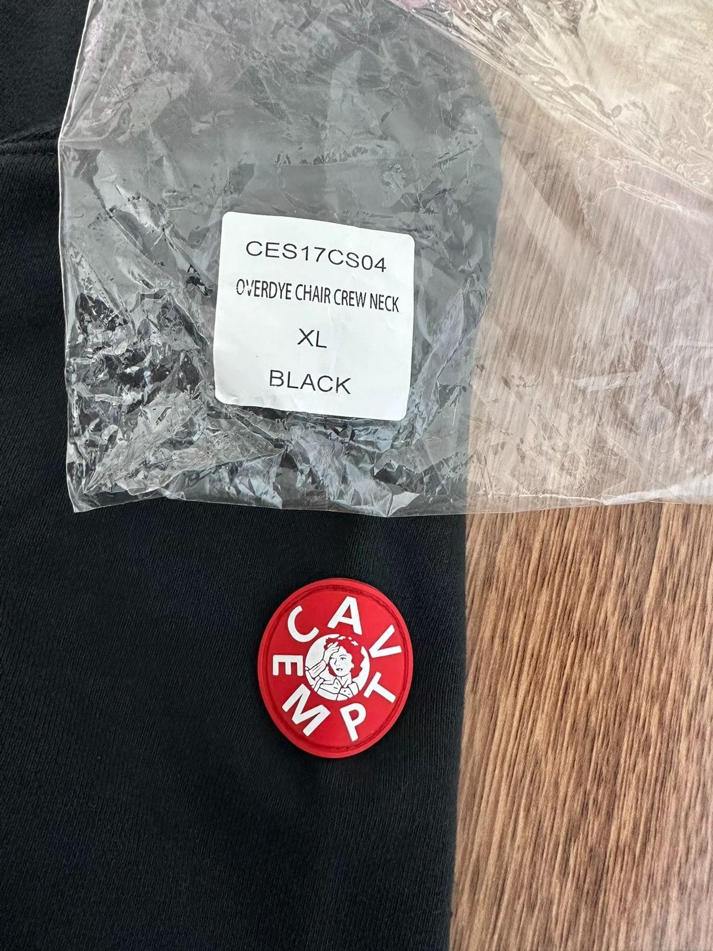 Cav Empt C.E CAVEMPT Overdye Chair Crew Neck Sweatshirt Size US XL / EU 56 / 4 - 4 Thumbnail