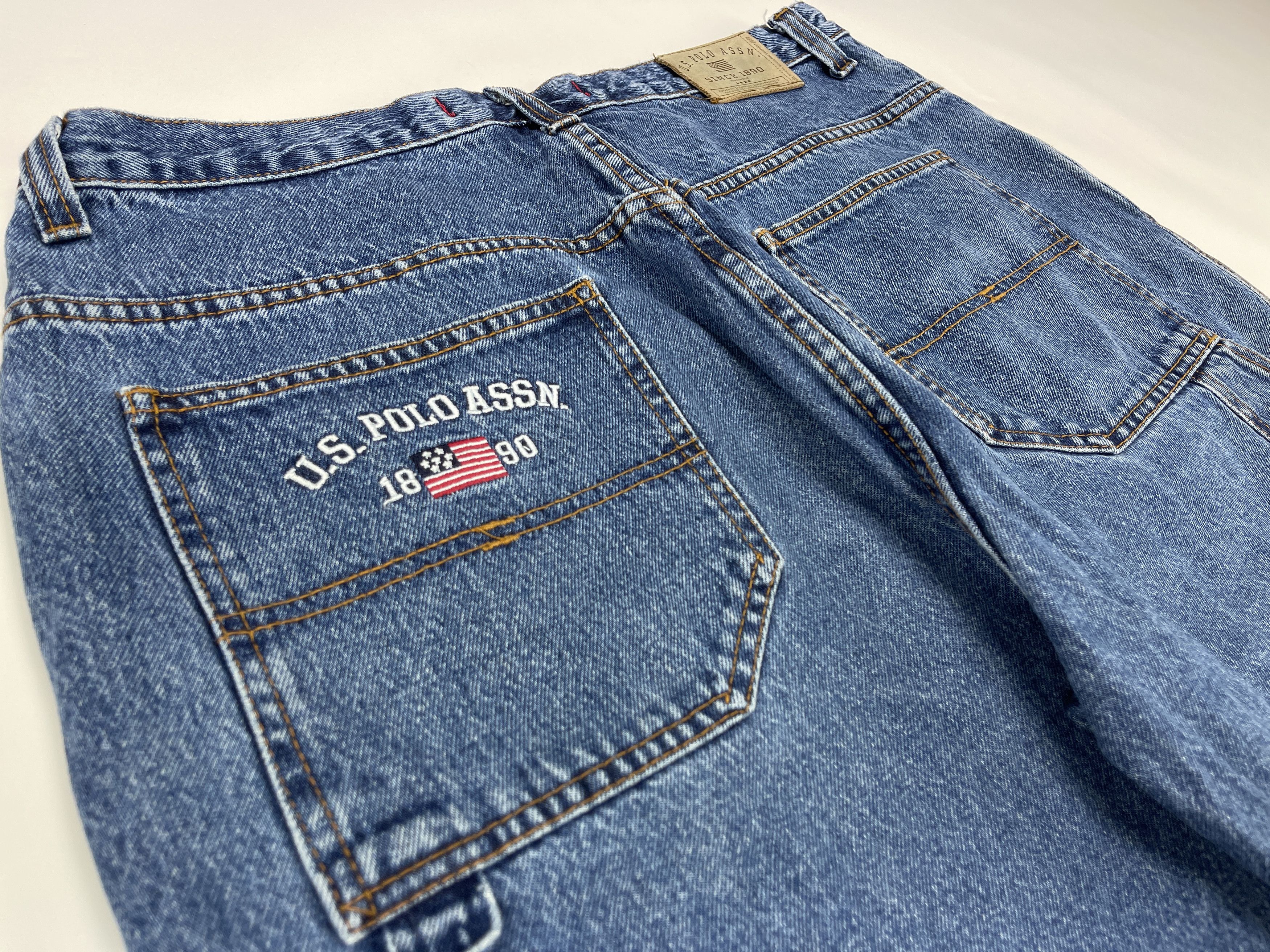 U.S. Polo Assn. U.S. Polo Assn jeans shorts USPA vintage baggy skater 90s 38 Size US 38 / EU 54 - 5 Thumbnail