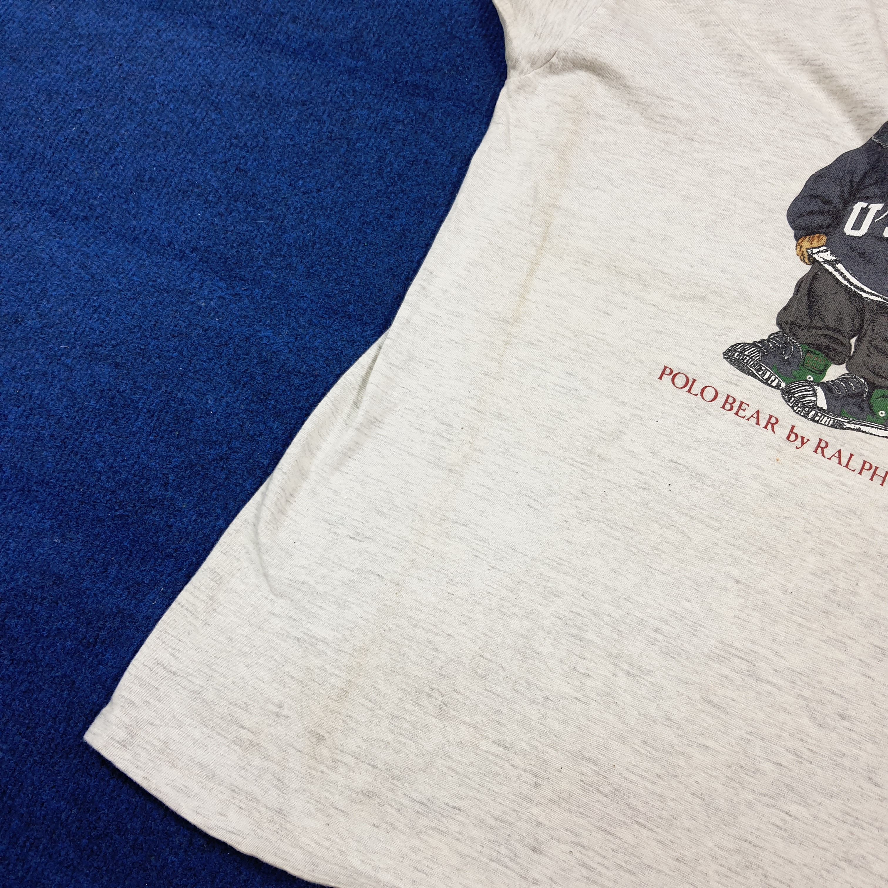 Polo Ralph Lauren Vintage Polo Bear by Ralph Lauren Graphic Tshirt C299N11 Size US L / EU 52-54 / 3 - 9 Thumbnail