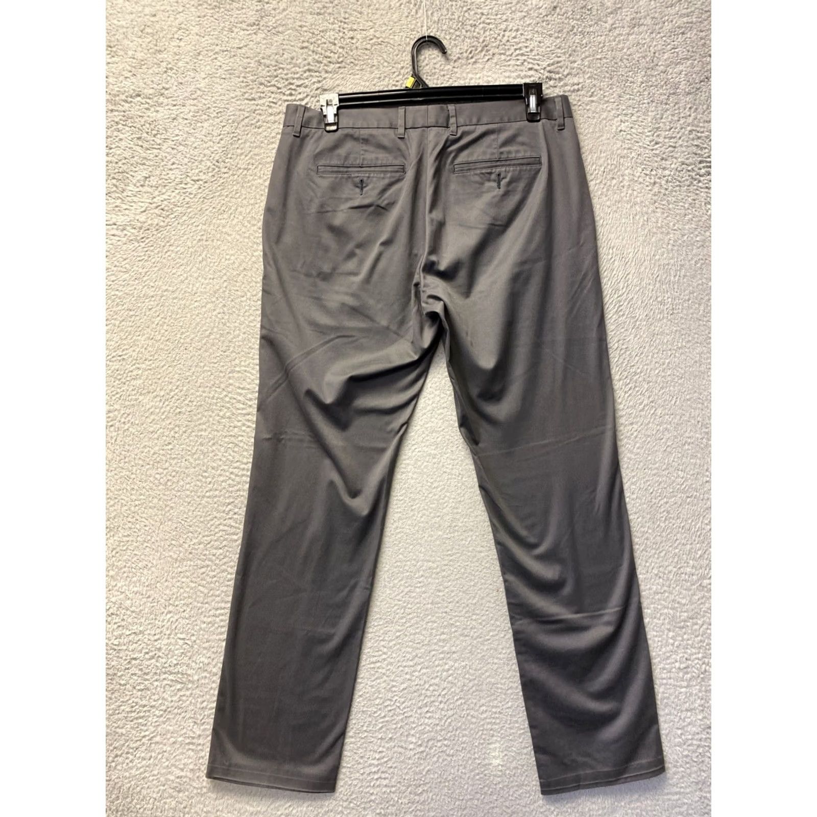 Bonobos Bonobos Pants Men’s 35x32 Gray Chino Slim Flat Front Casual Formal Workwear by Bonobos - 35x32 Gray Chino Pants for Men Size US 35 - 7 Thumbnail